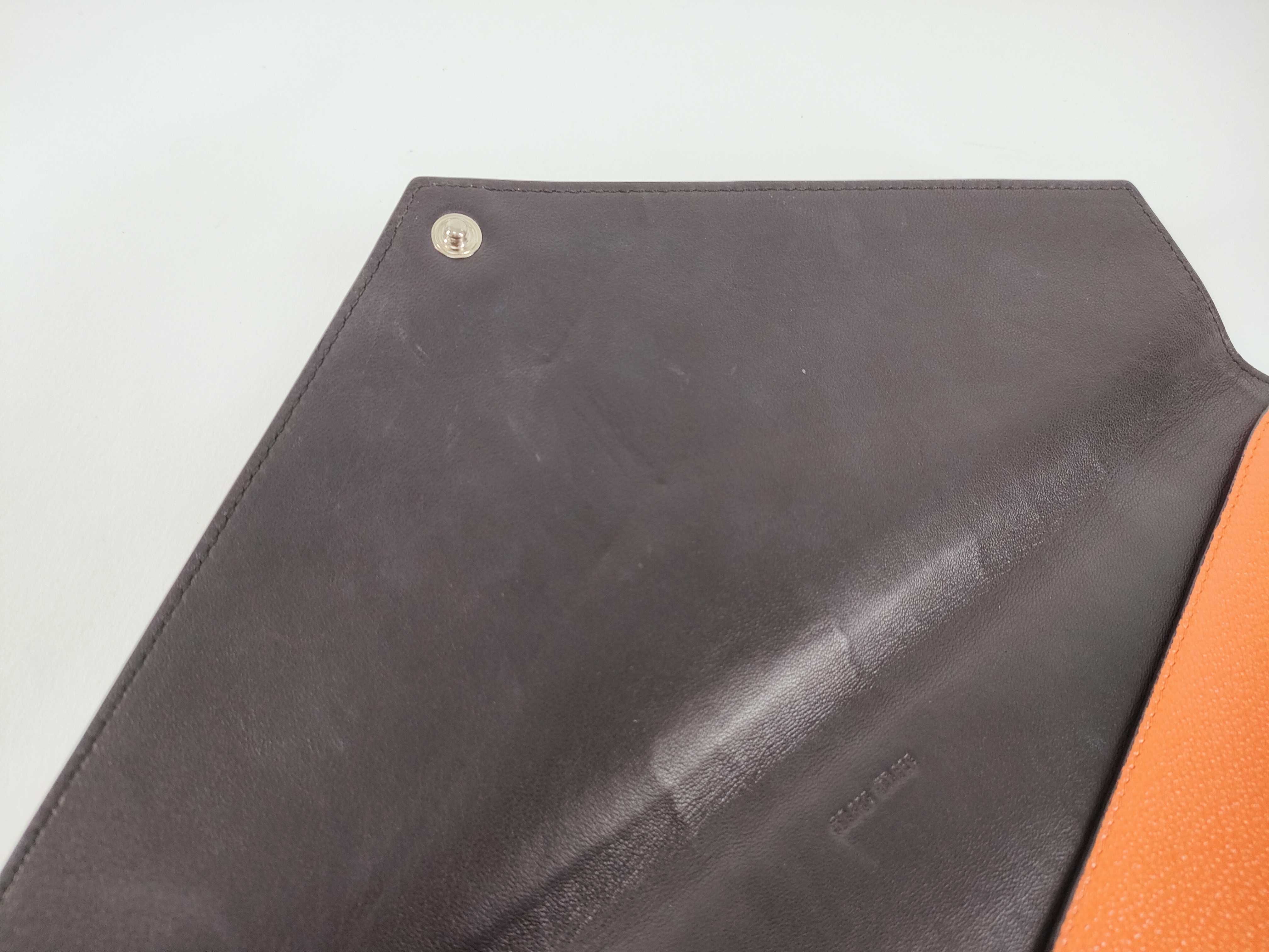 clutch bag, orange clutch bag — view 5