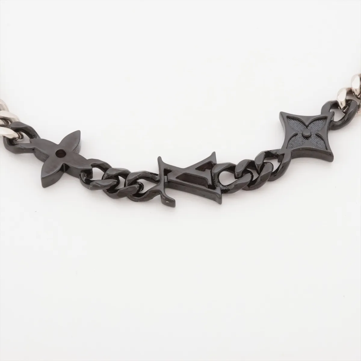 Monogram Low RM5204 Bracelet, Metal, Silver x Black, — view 2