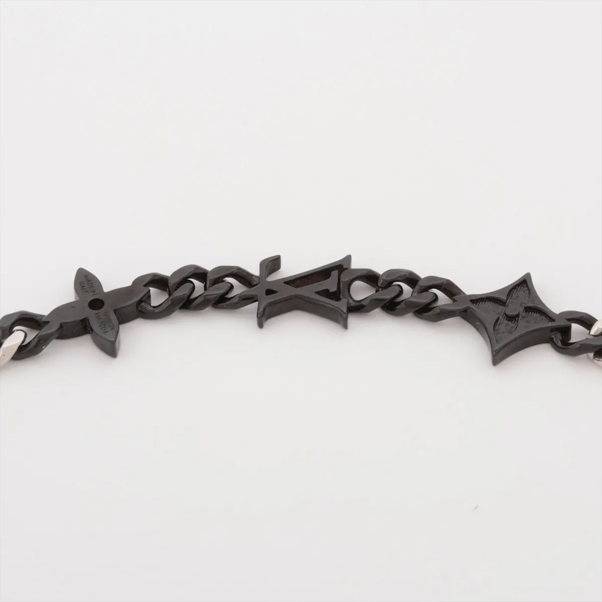 Monogram Low RM5204 Bracelet, Metal, Silver x Black, — view 3
