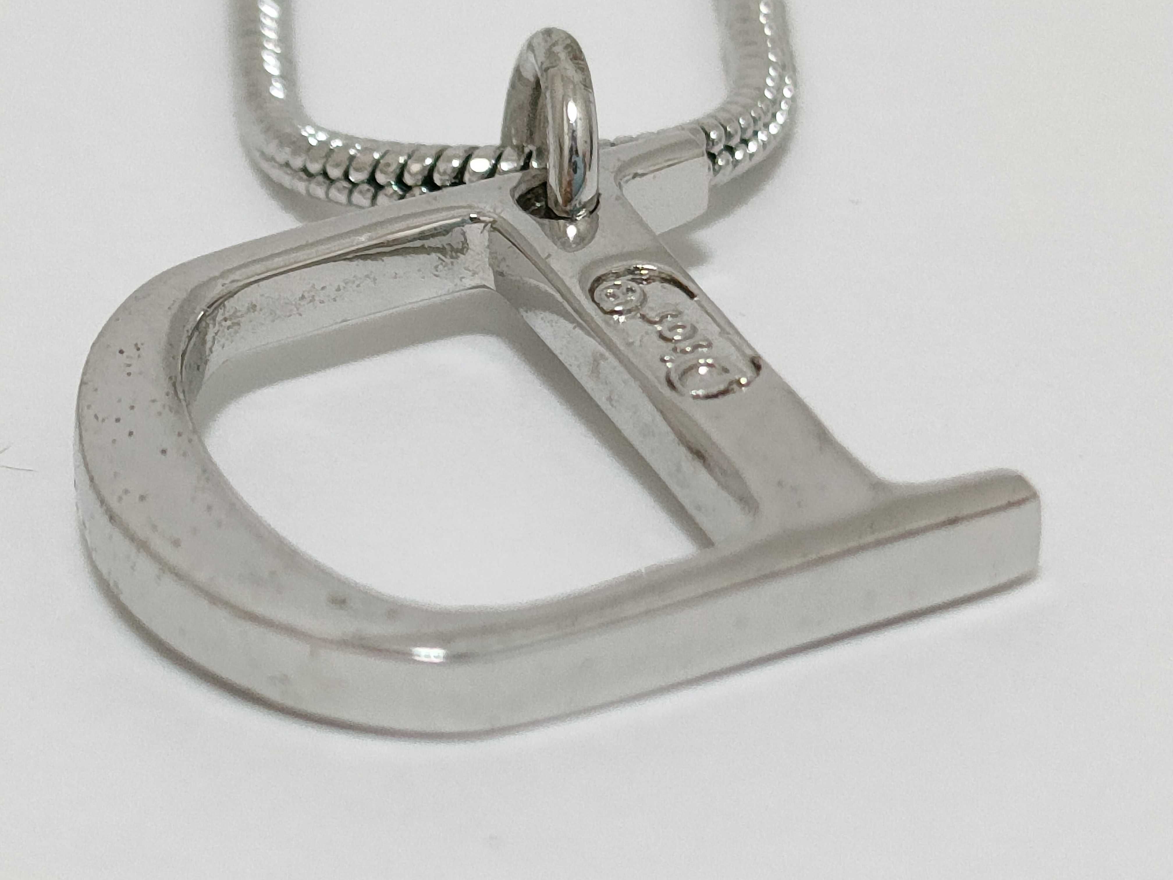 SV D-mark rhinestone necklace — view 7