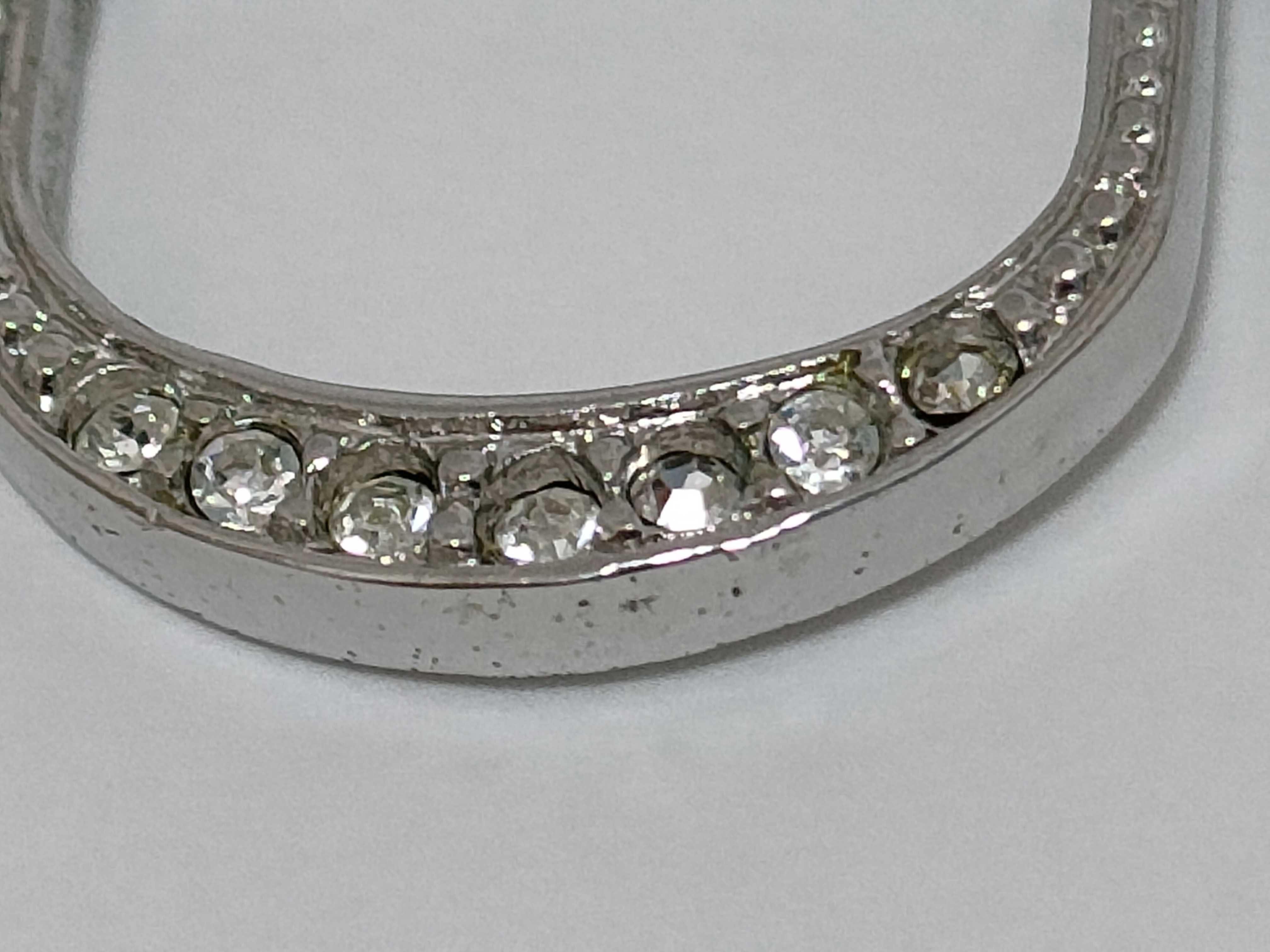SV D-mark rhinestone necklace — view 8