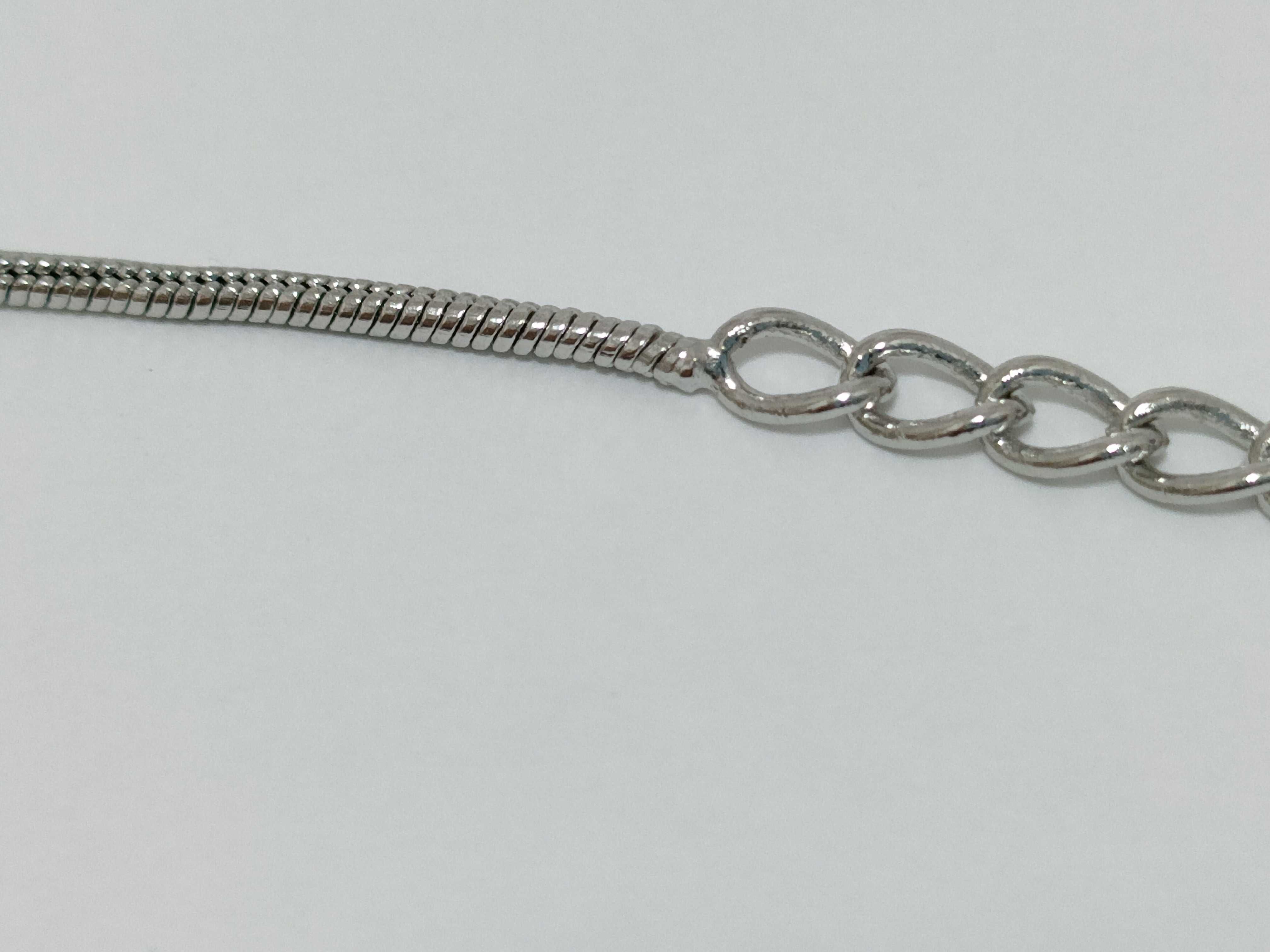SV D-mark rhinestone necklace — view 9