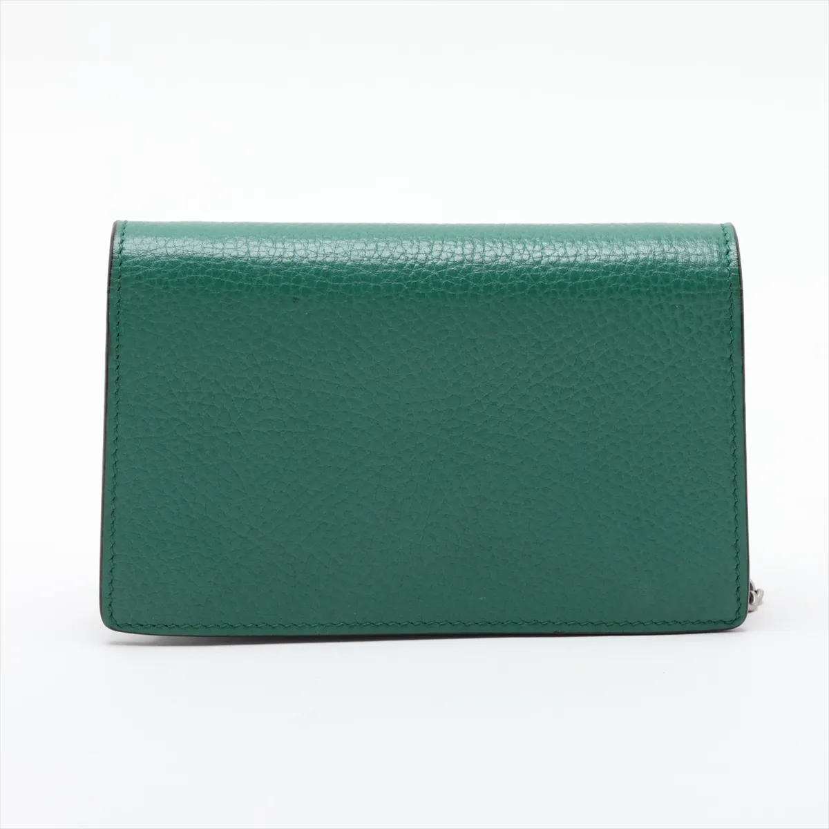 Dionysus 476432 Leather Chain Shoulder Bag, Green — view 2