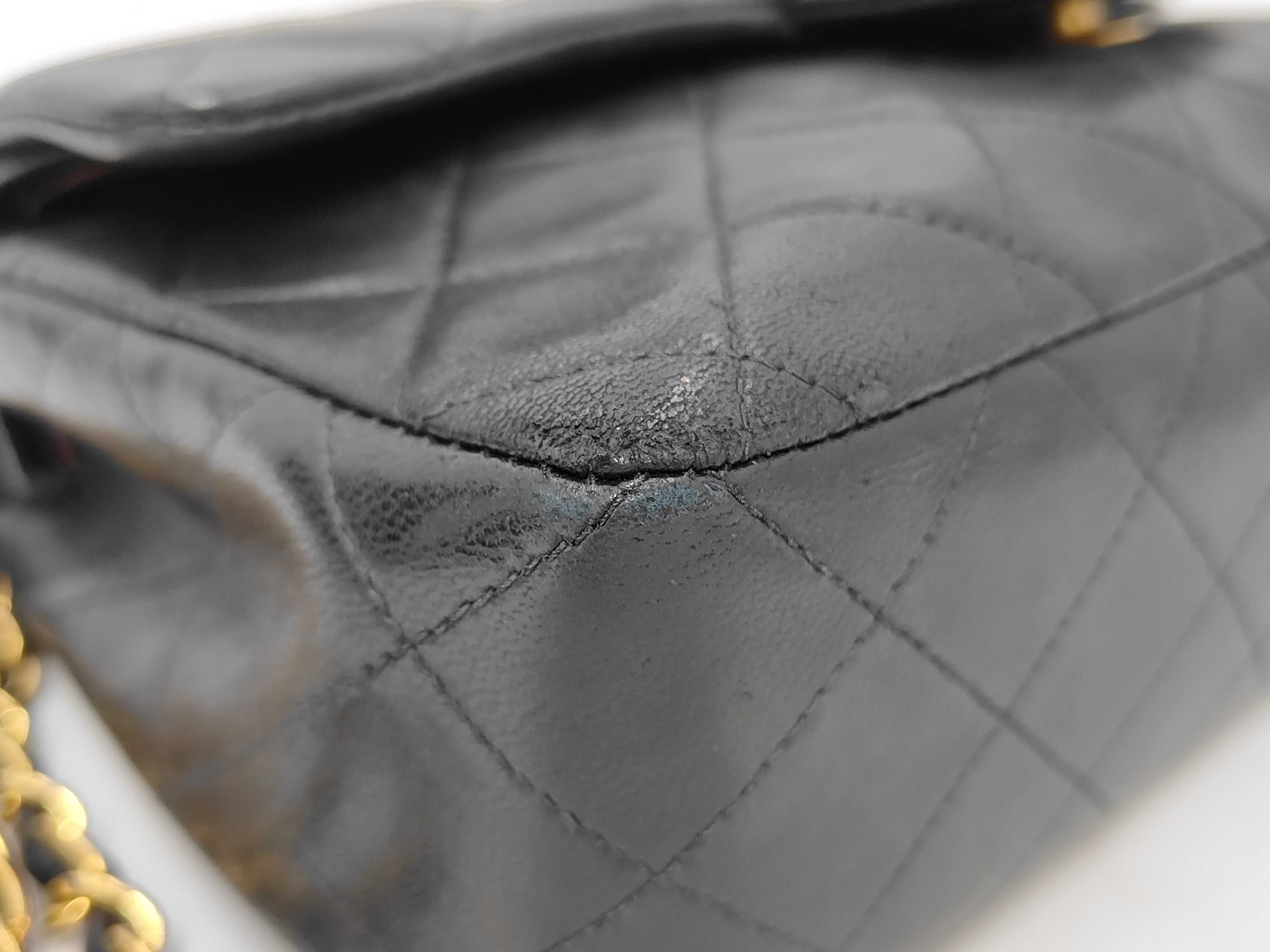 Matelassé 25 Double Flap Double Chain Lambskin Shoulder Bag with Guarantee Card 4169566 Shoulder Bag — view 5
