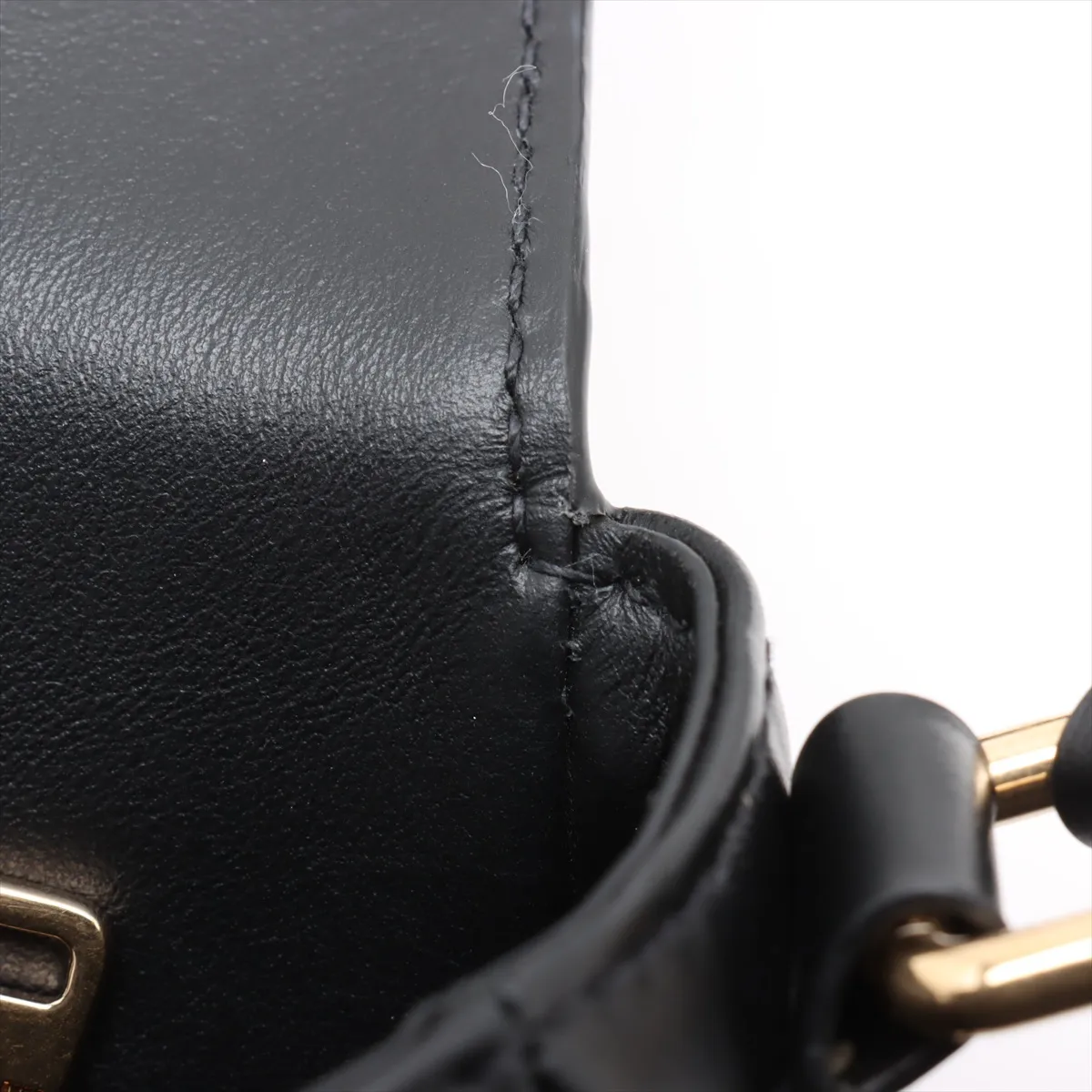 Penny Leather 2WAY Shoulder Bag Black — view 13