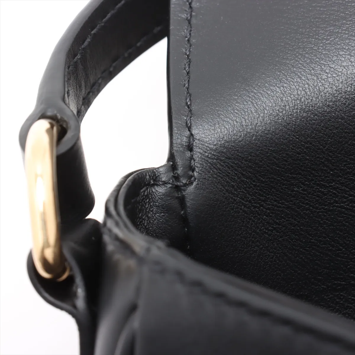 Penny Leather 2WAY Shoulder Bag Black — view 14