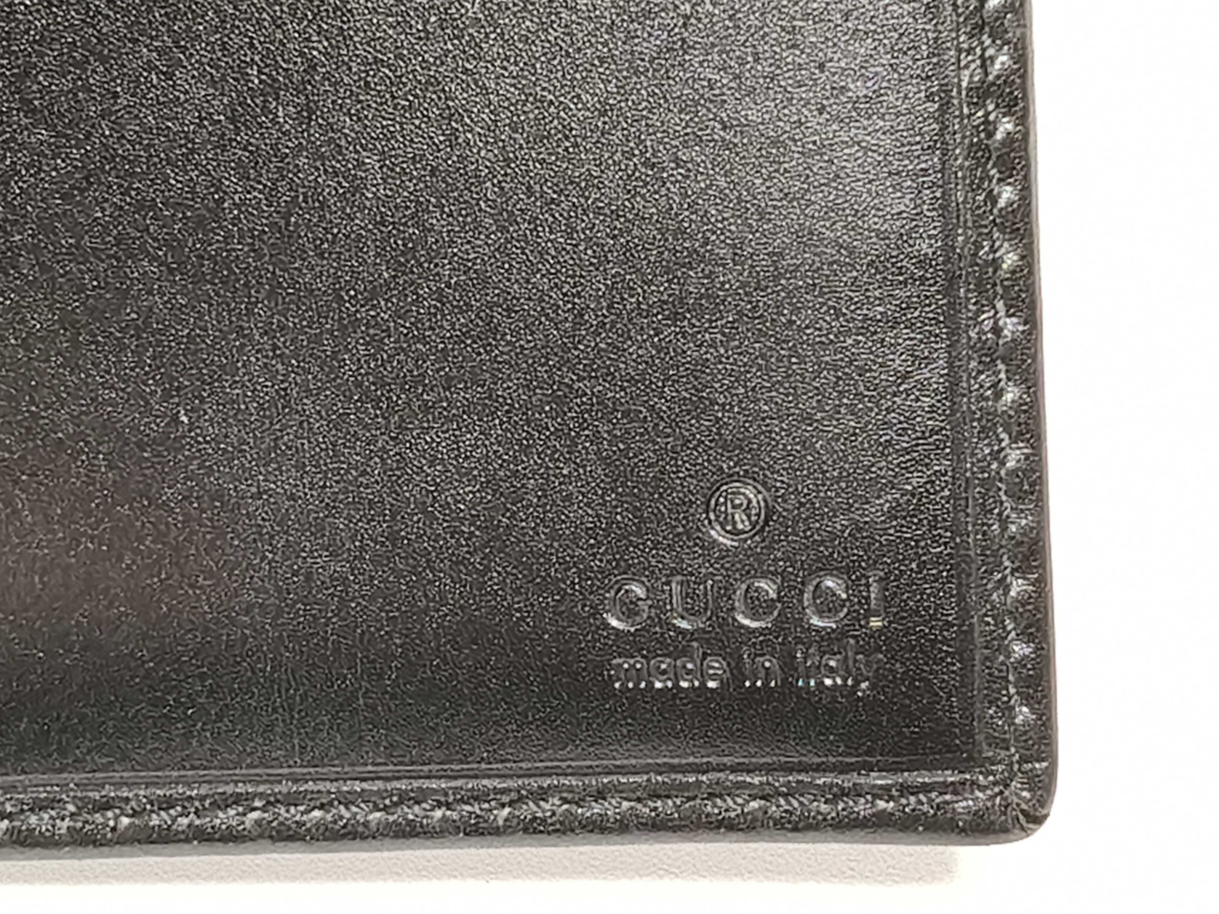 Black Leather Long Wallet — view 11