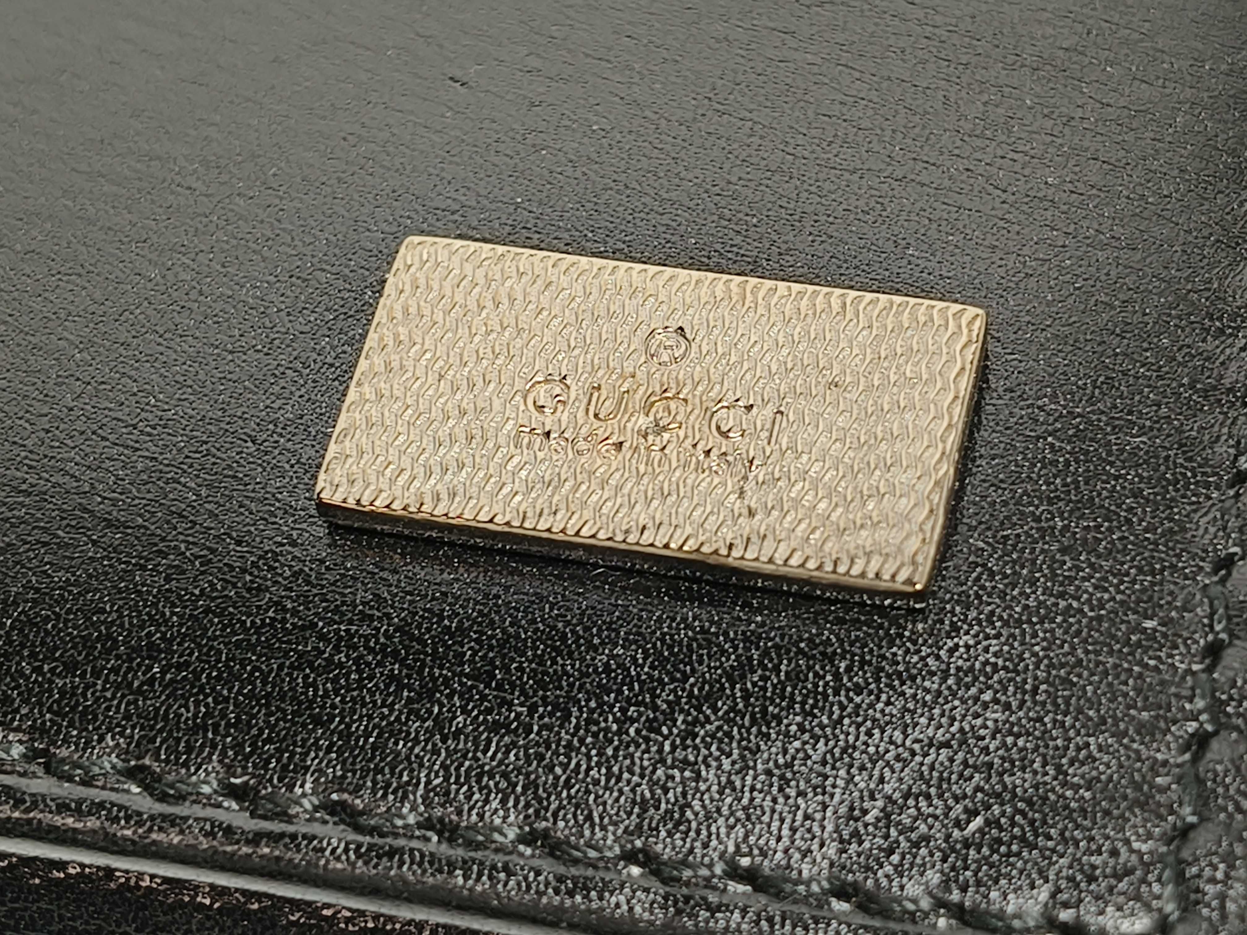 Black Leather Long Wallet — view 14
