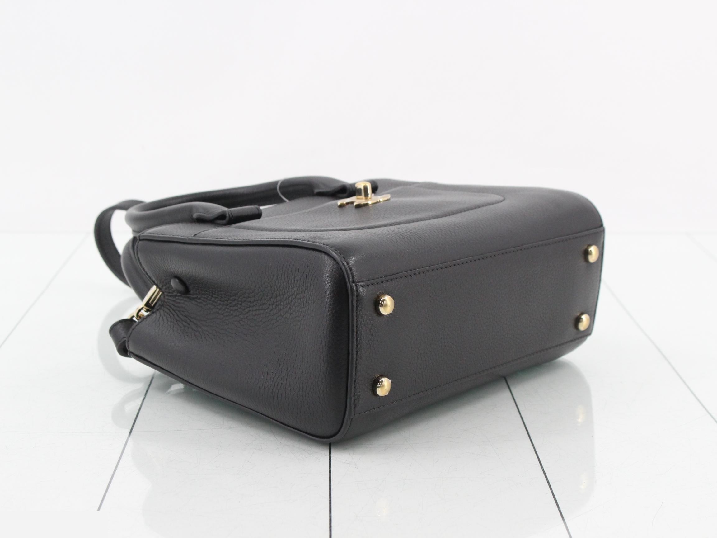 Caviar Skin Turn-Lock 2-Way Shoulder/Handbag — view 5