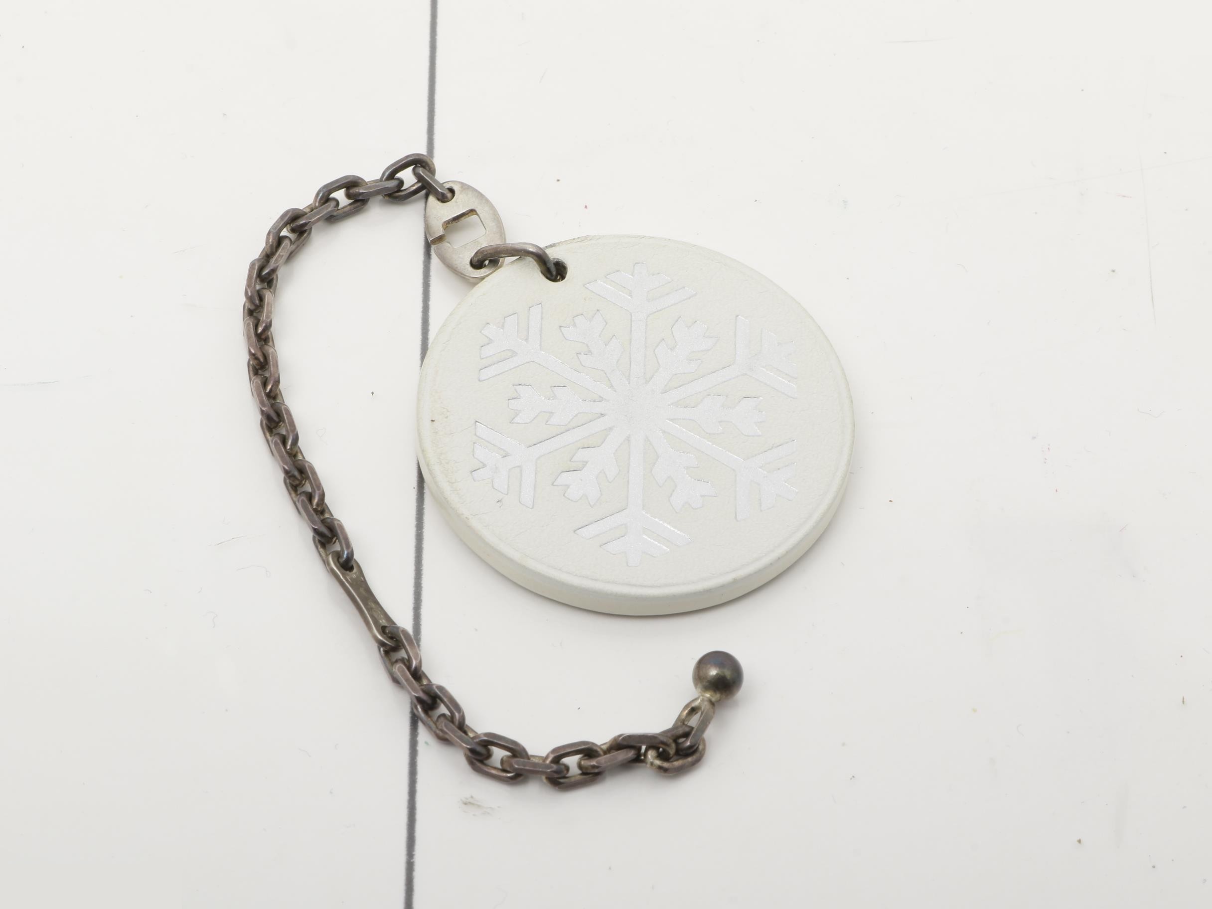 Snowflake Bag Charm - White — view 2