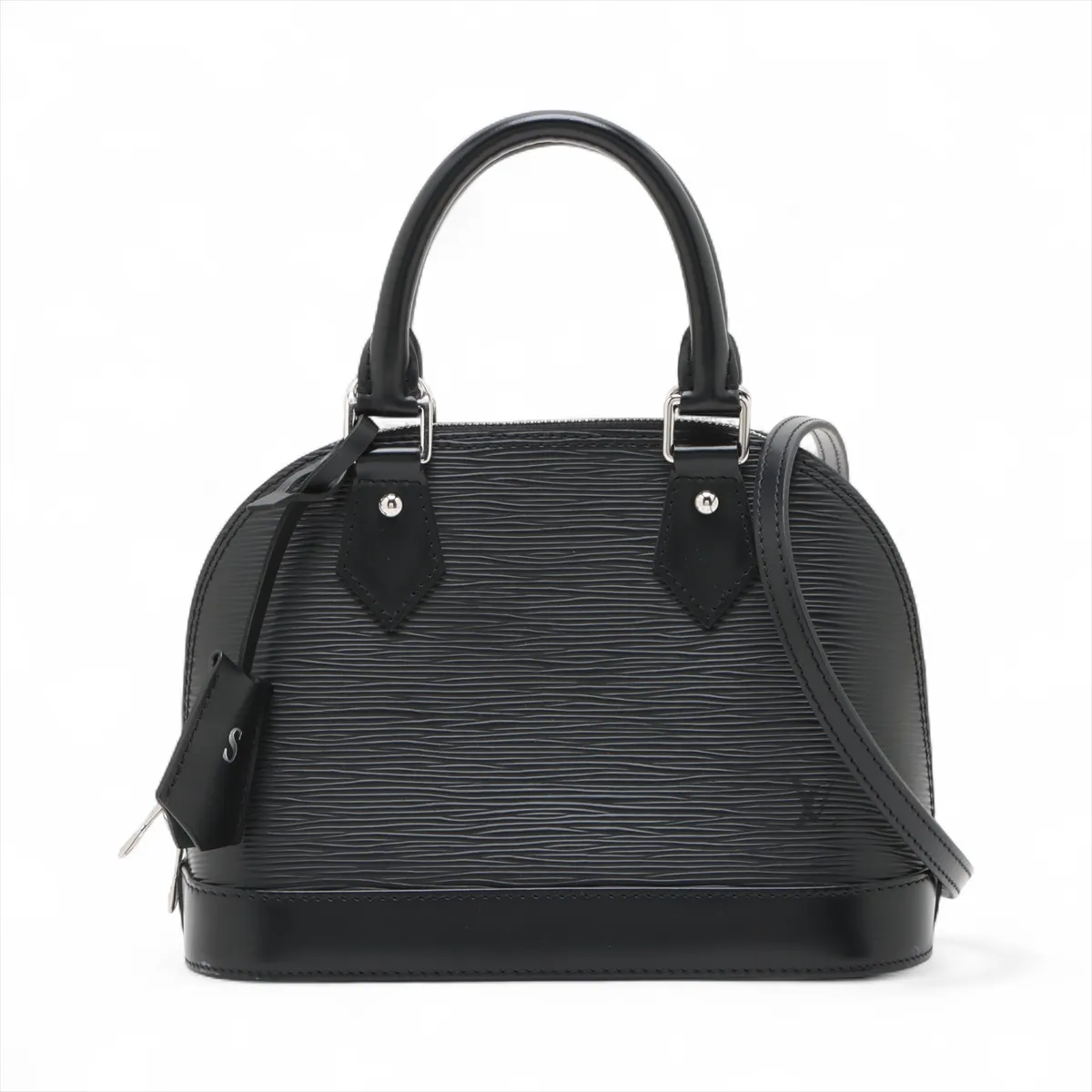 Epi Alma BB M40862 Black with initials, RFID detected.