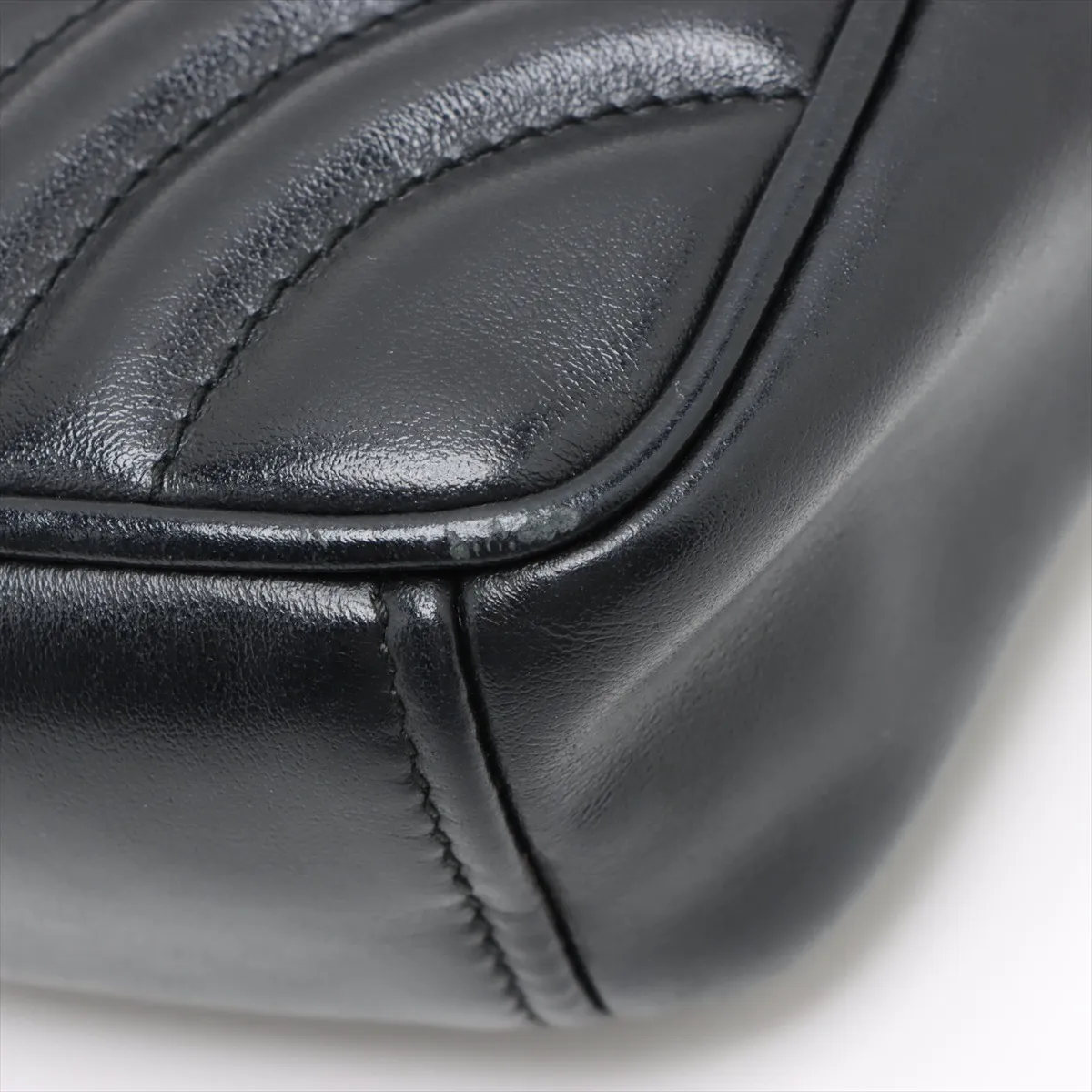 diagram leather chain shoulder bag black — view 11