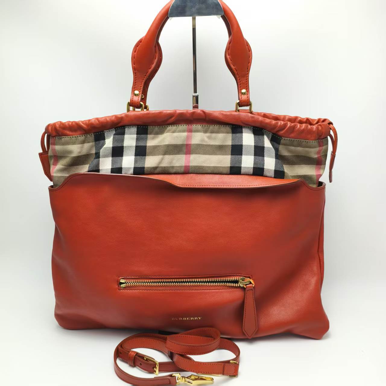【*Shipped from: China*】BURBERRY Leather Handbag — view 2