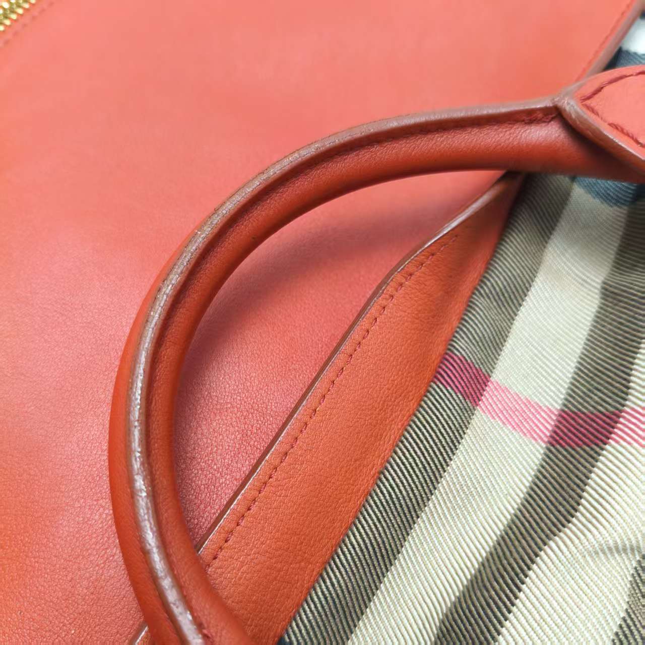 【*Shipped from: China*】BURBERRY Leather Handbag — view 12