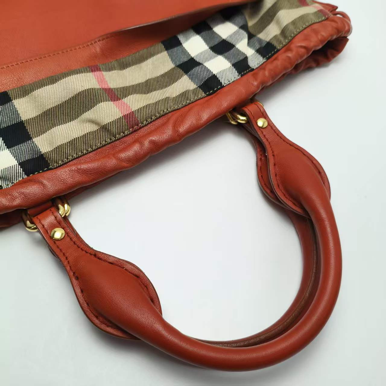 【*Shipped from: China*】BURBERRY Leather Handbag — view 8
