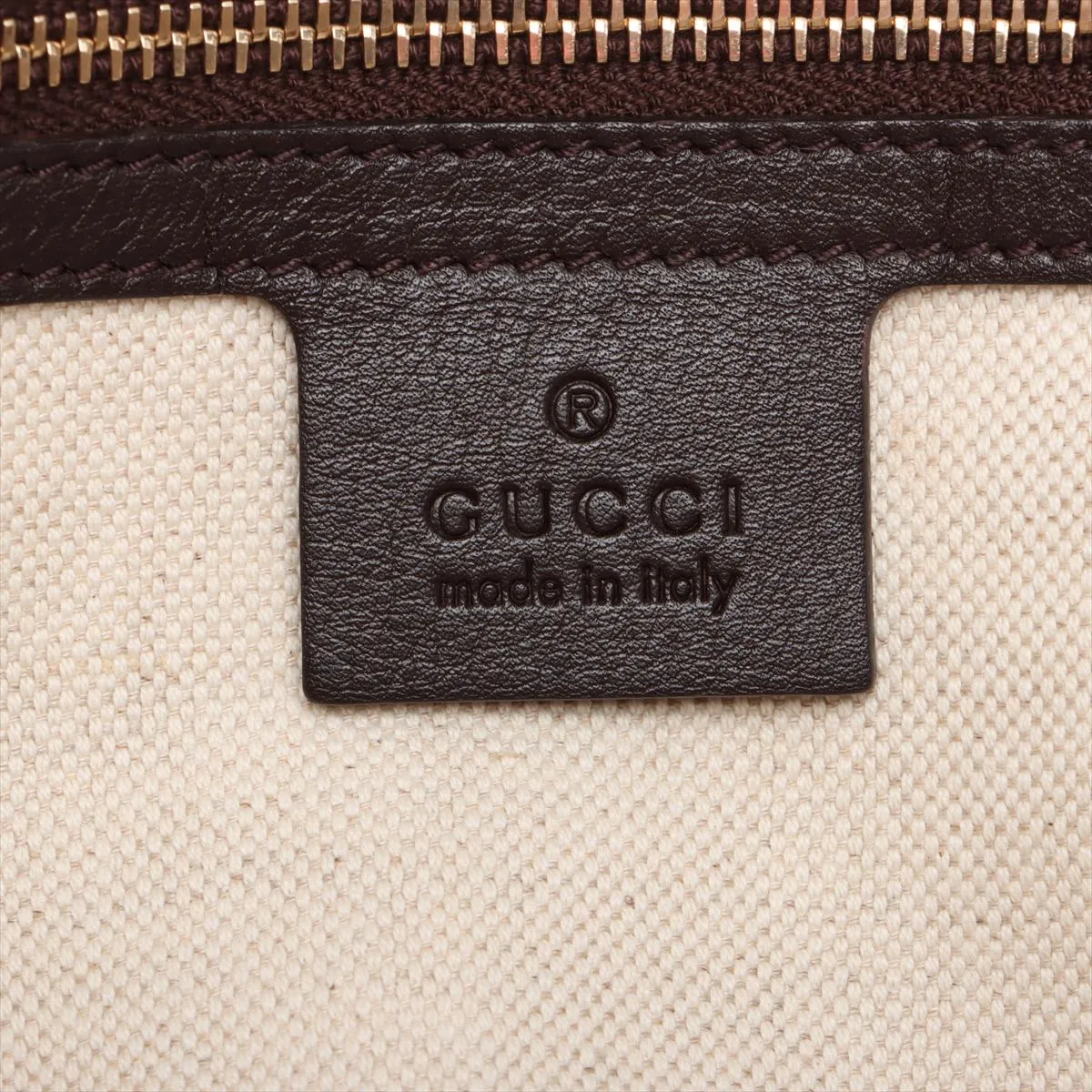 Guccisima Brie Leather 2WAY Handbag Brown 353120 — view 12