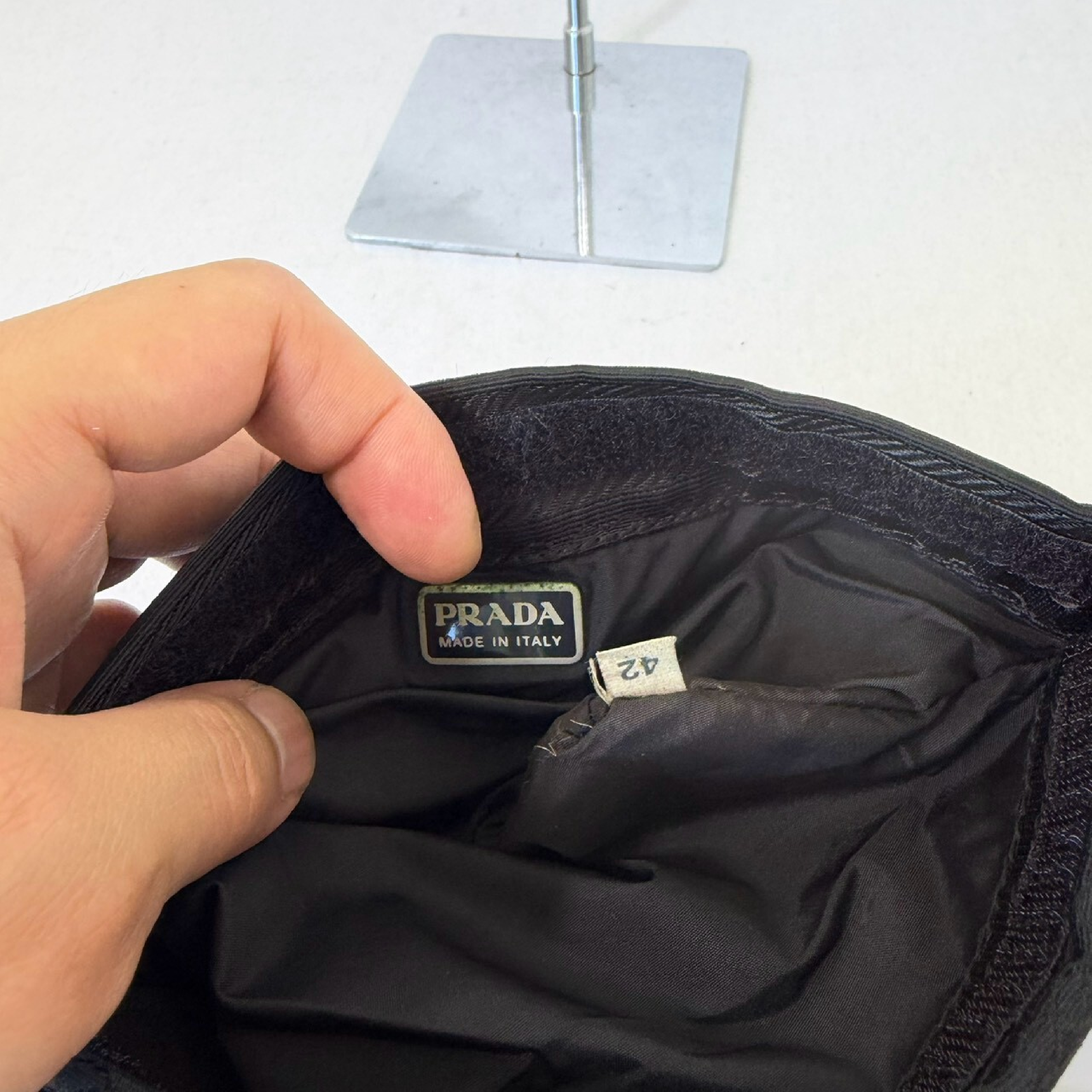 reversible fabric logo archive vintage pouch bag pouch — view 3