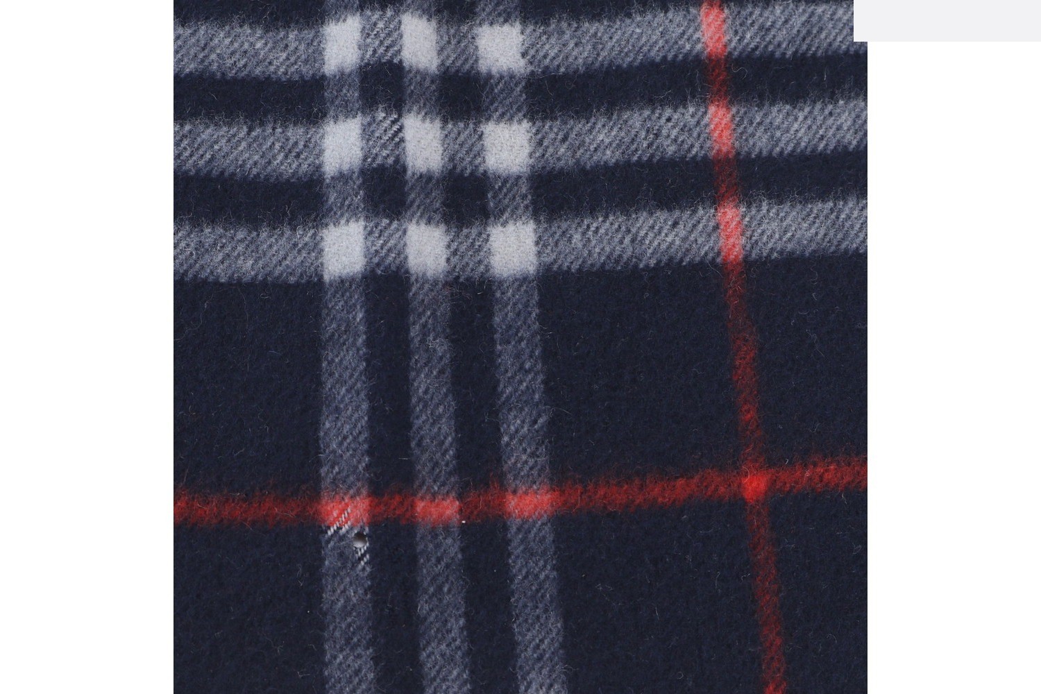 Tag attached, 100% cashmere, Nova Check pattern scarf. — view 3