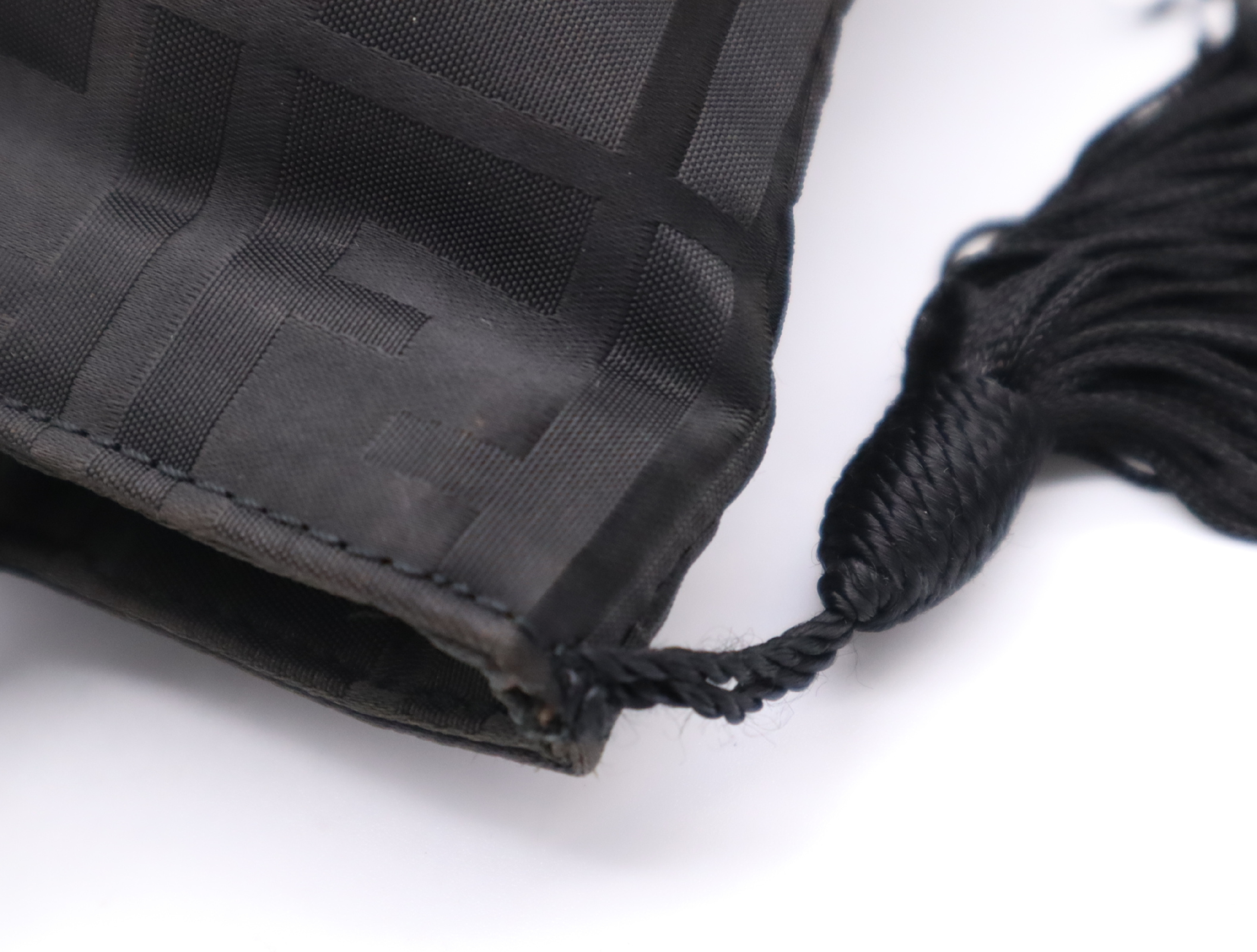 Nylon Zucca Handbag, Black — view 11