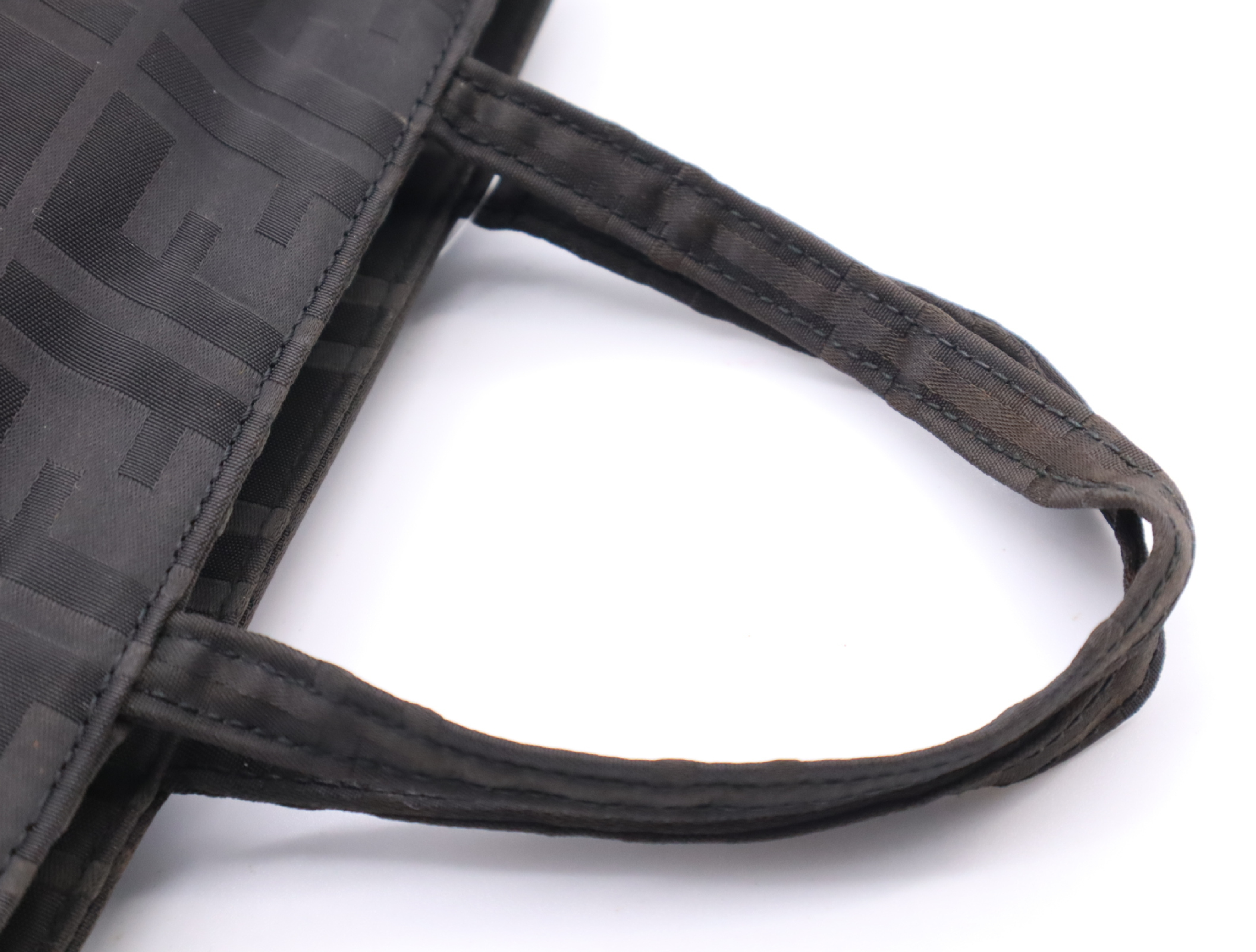 Nylon Zucca Handbag, Black — view 12