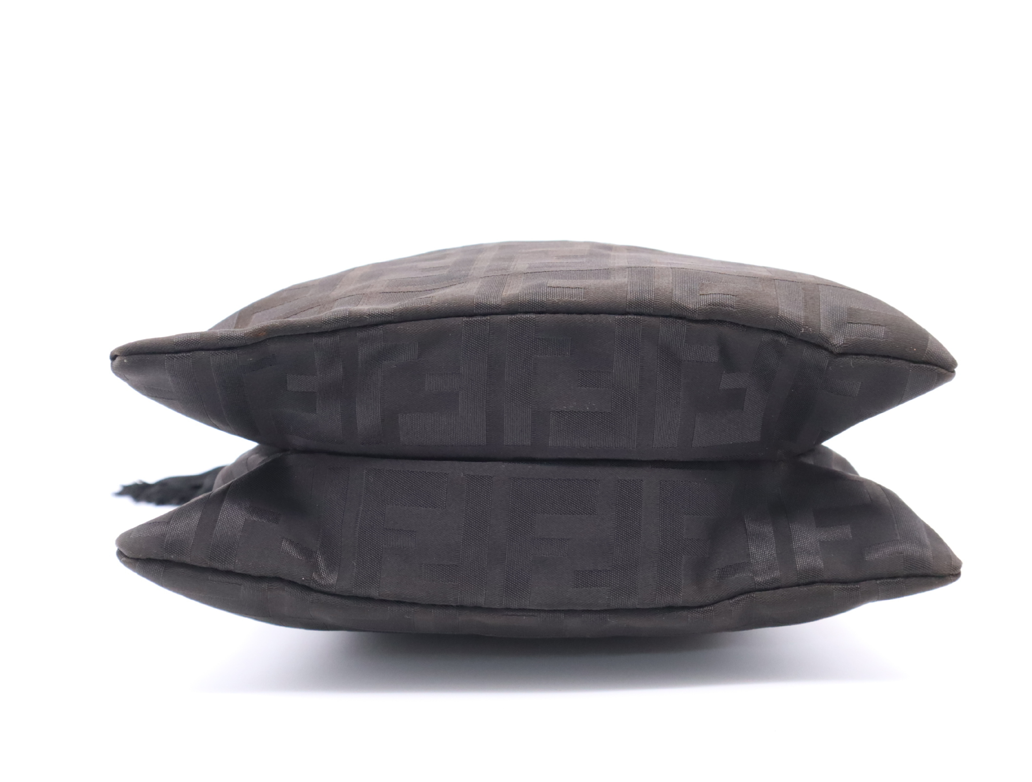 Nylon Zucca Handbag, Black — view 4