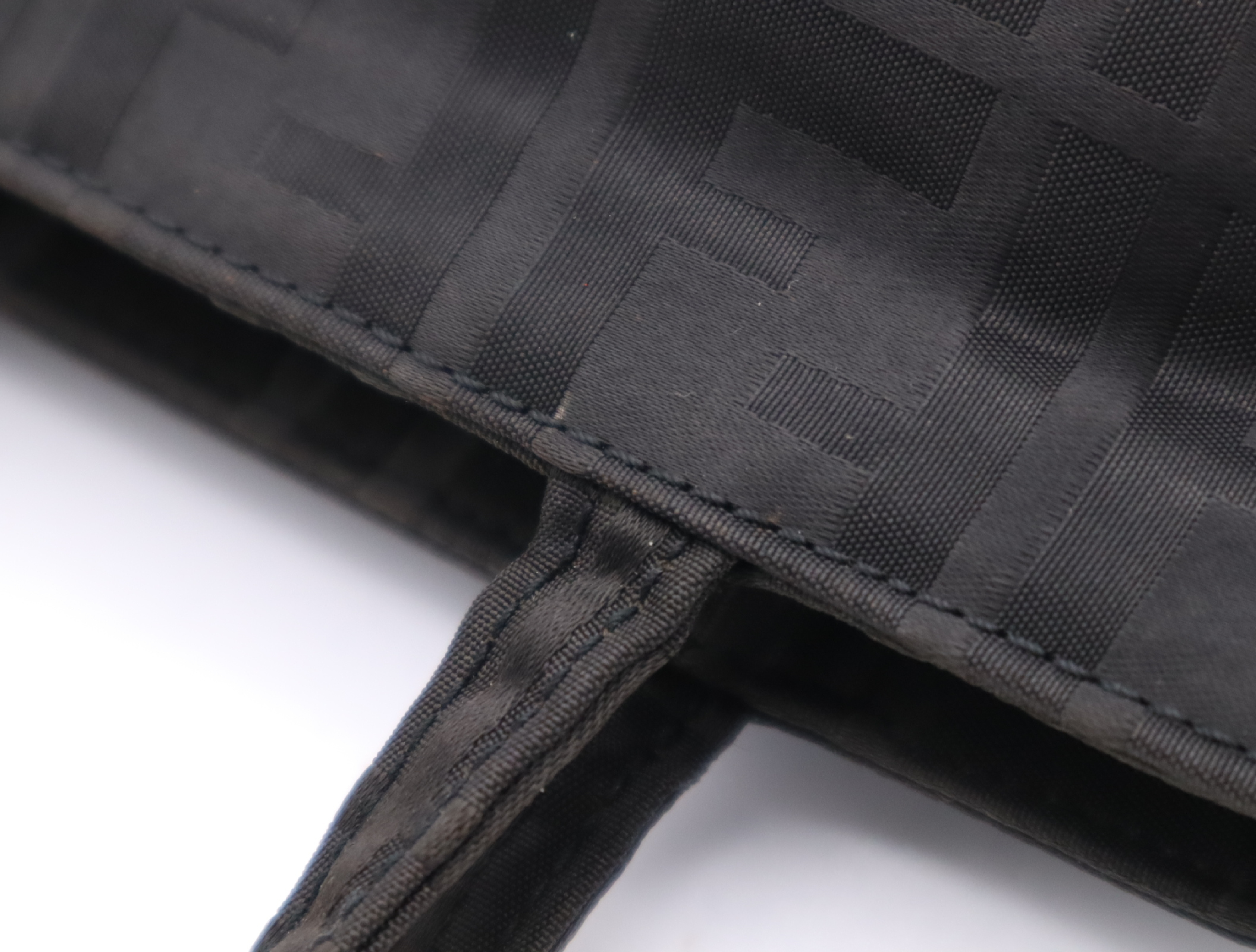 Nylon Zucca Handbag, Black — view 10