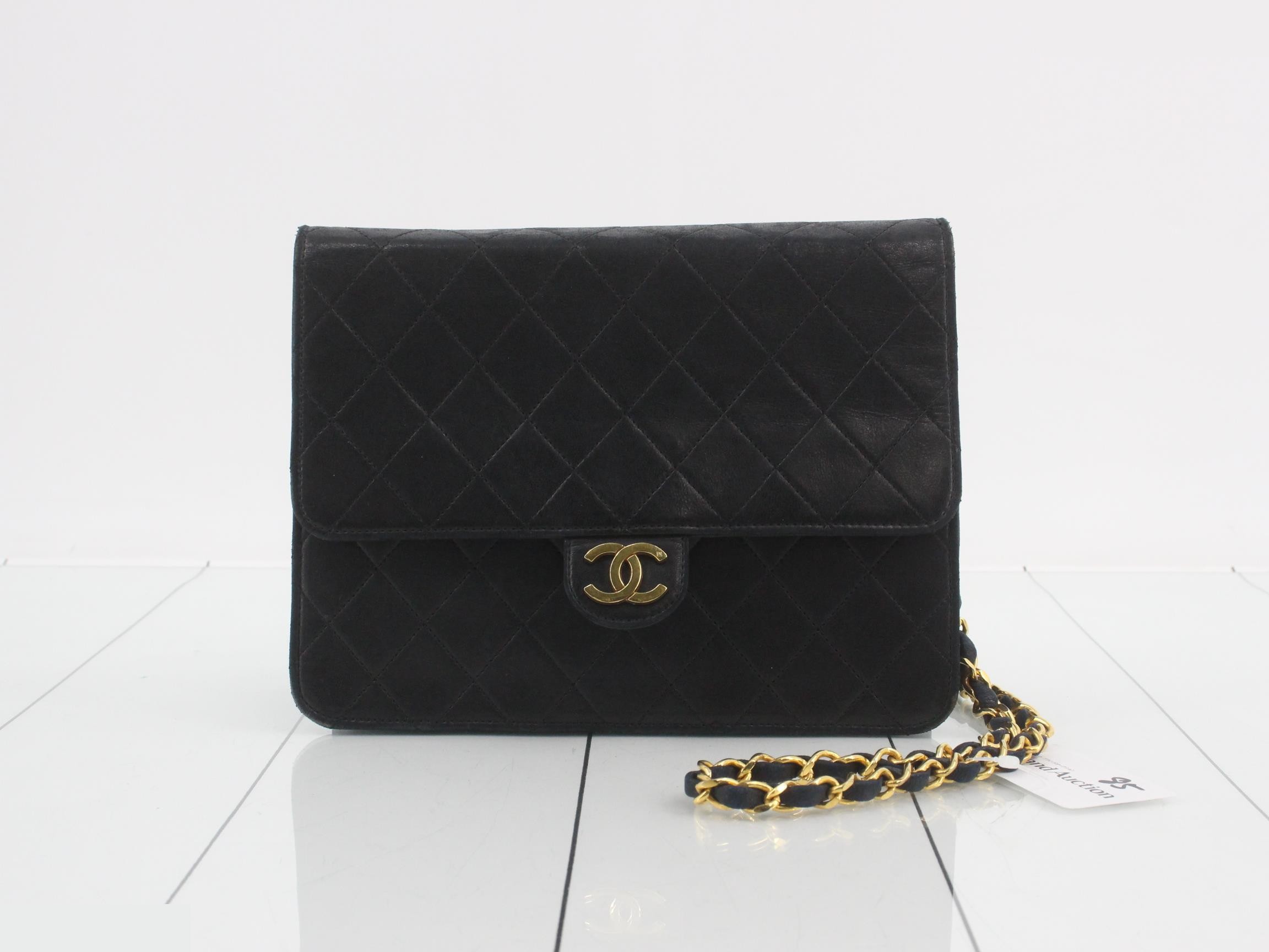Matelassé Leather Chain Shoulder Bag