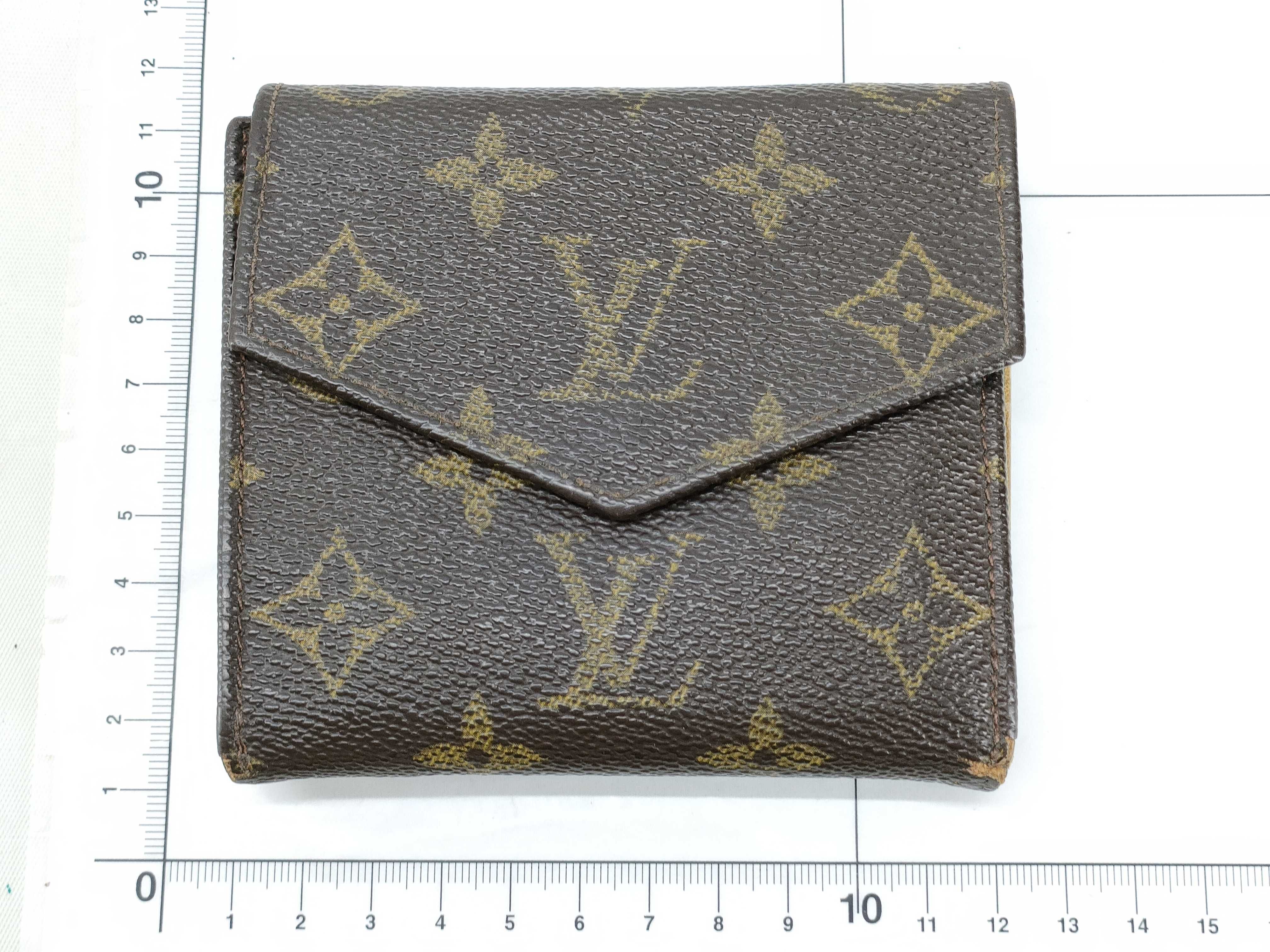 Monogram Louis Vuitton Monogram Portomone Bier Cult Credit M61660 861 Fold Wallet — view 2