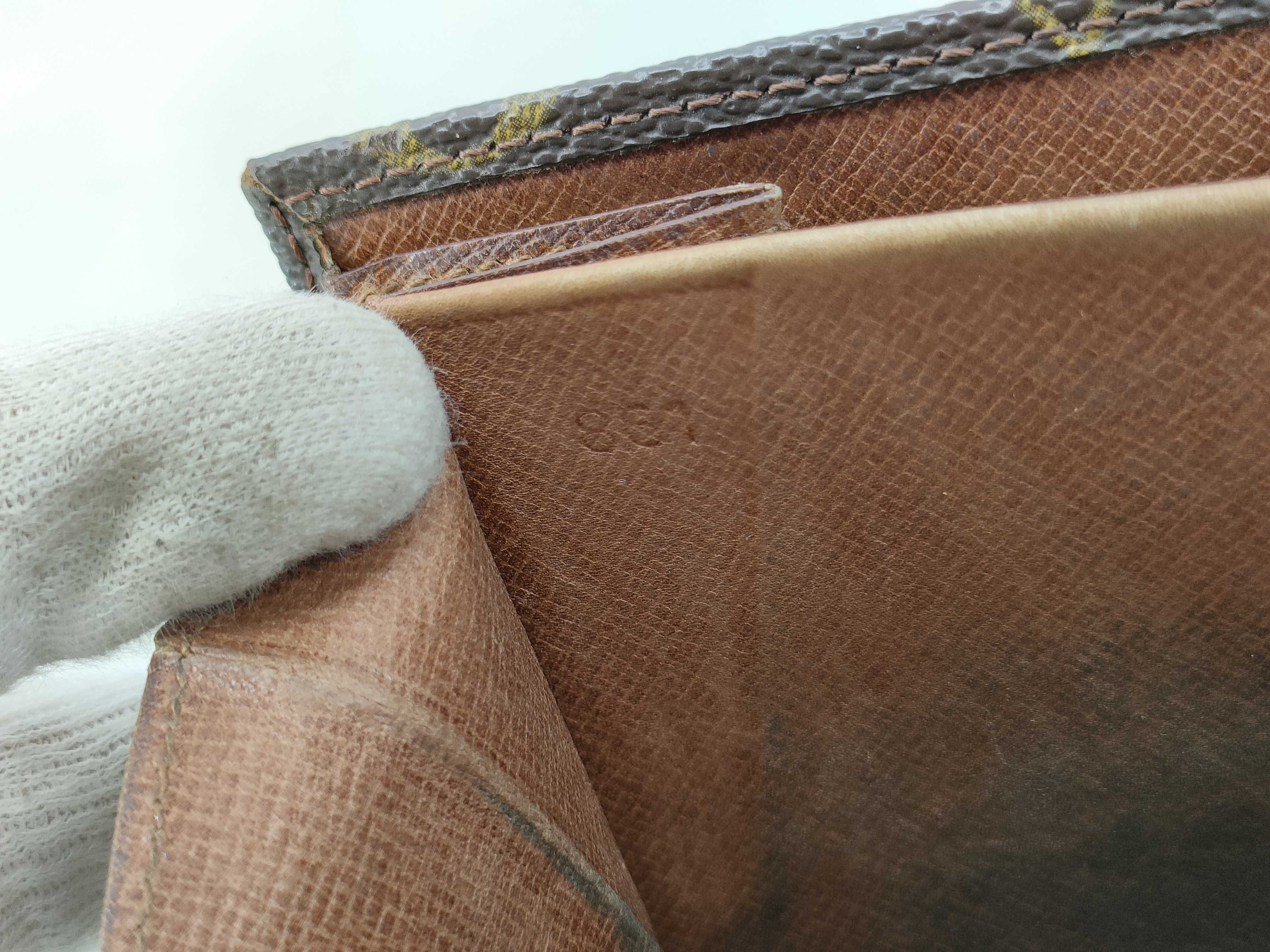 Monogram Louis Vuitton Monogram Portomone Bier Cult Credit M61660 861 Fold Wallet — view 14