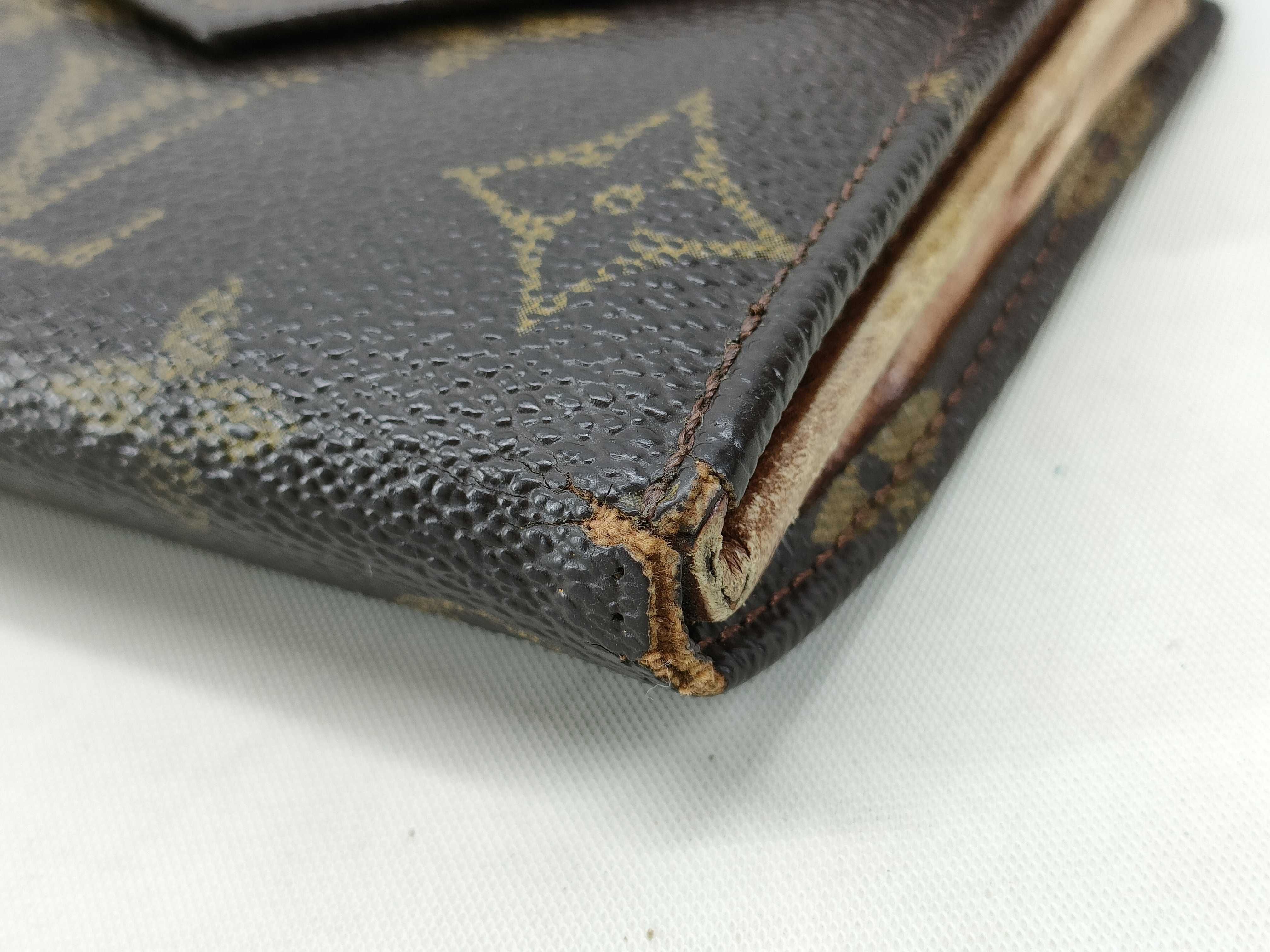 Monogram Louis Vuitton Monogram Portomone Bier Cult Credit M61660 861 Fold Wallet — view 3