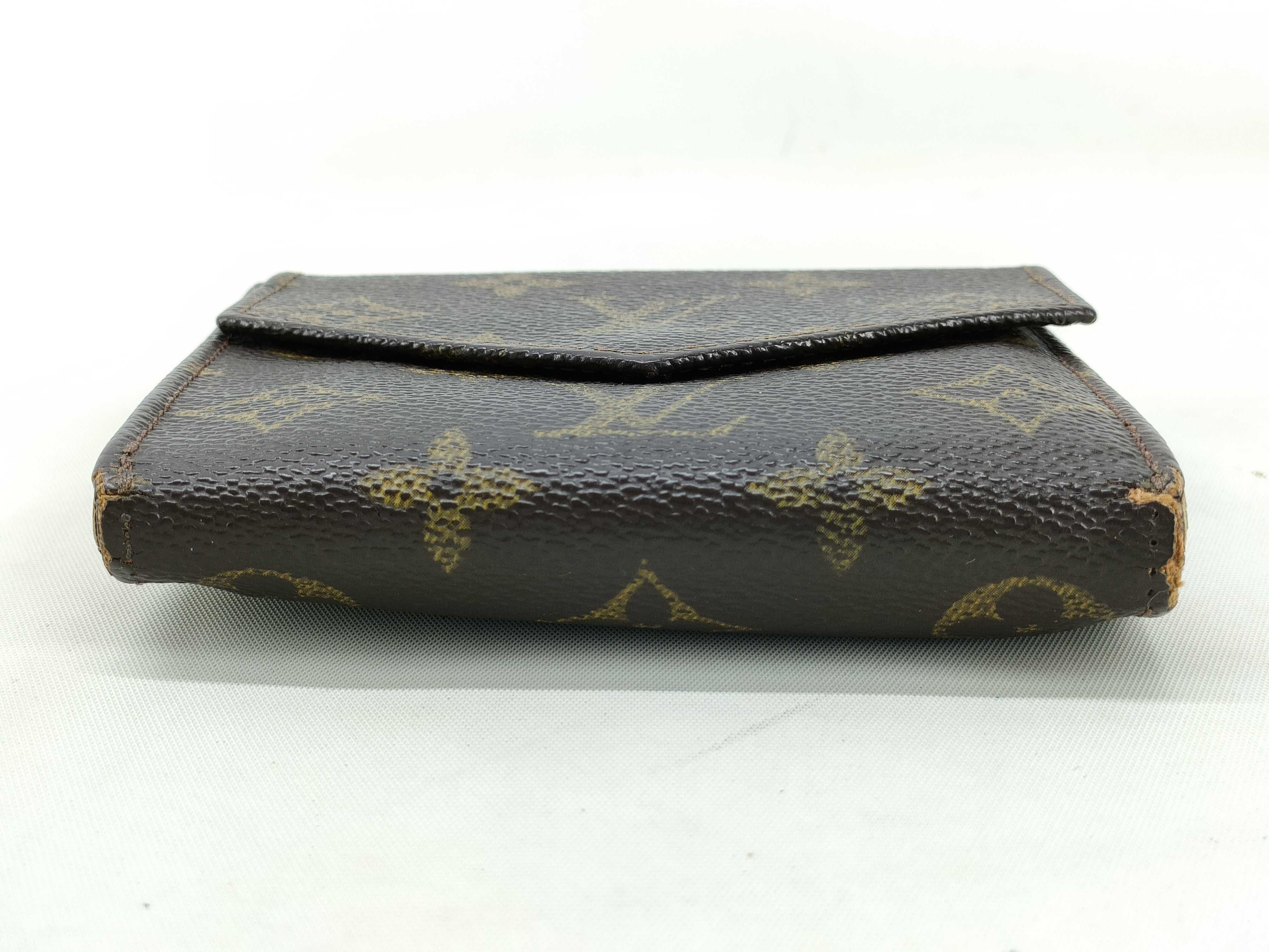 Monogram Louis Vuitton Monogram Portomone Bier Cult Credit M61660 861 Fold Wallet — view 4