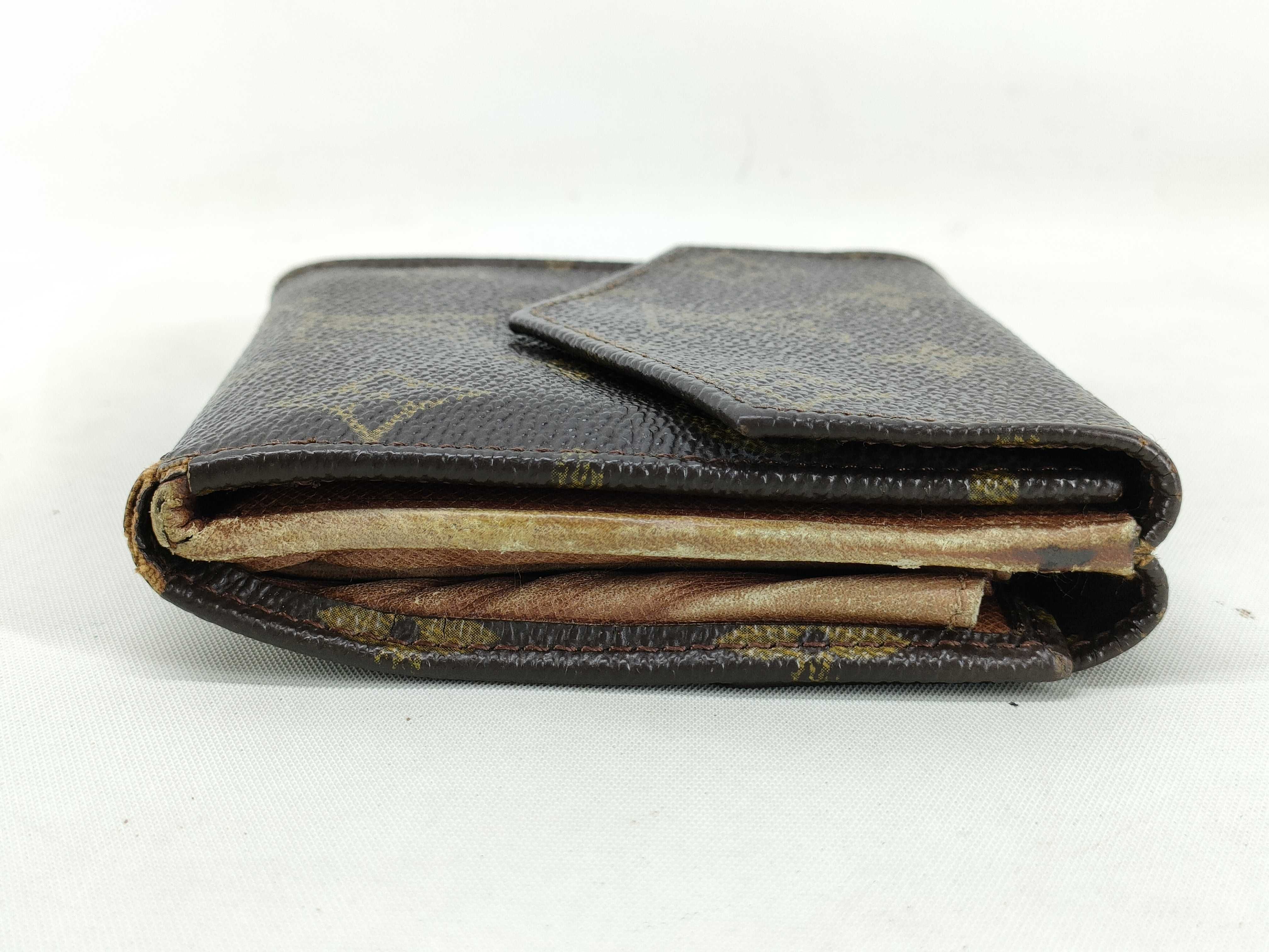 Monogram Louis Vuitton Monogram Portomone Bier Cult Credit M61660 861 Fold Wallet — view 5