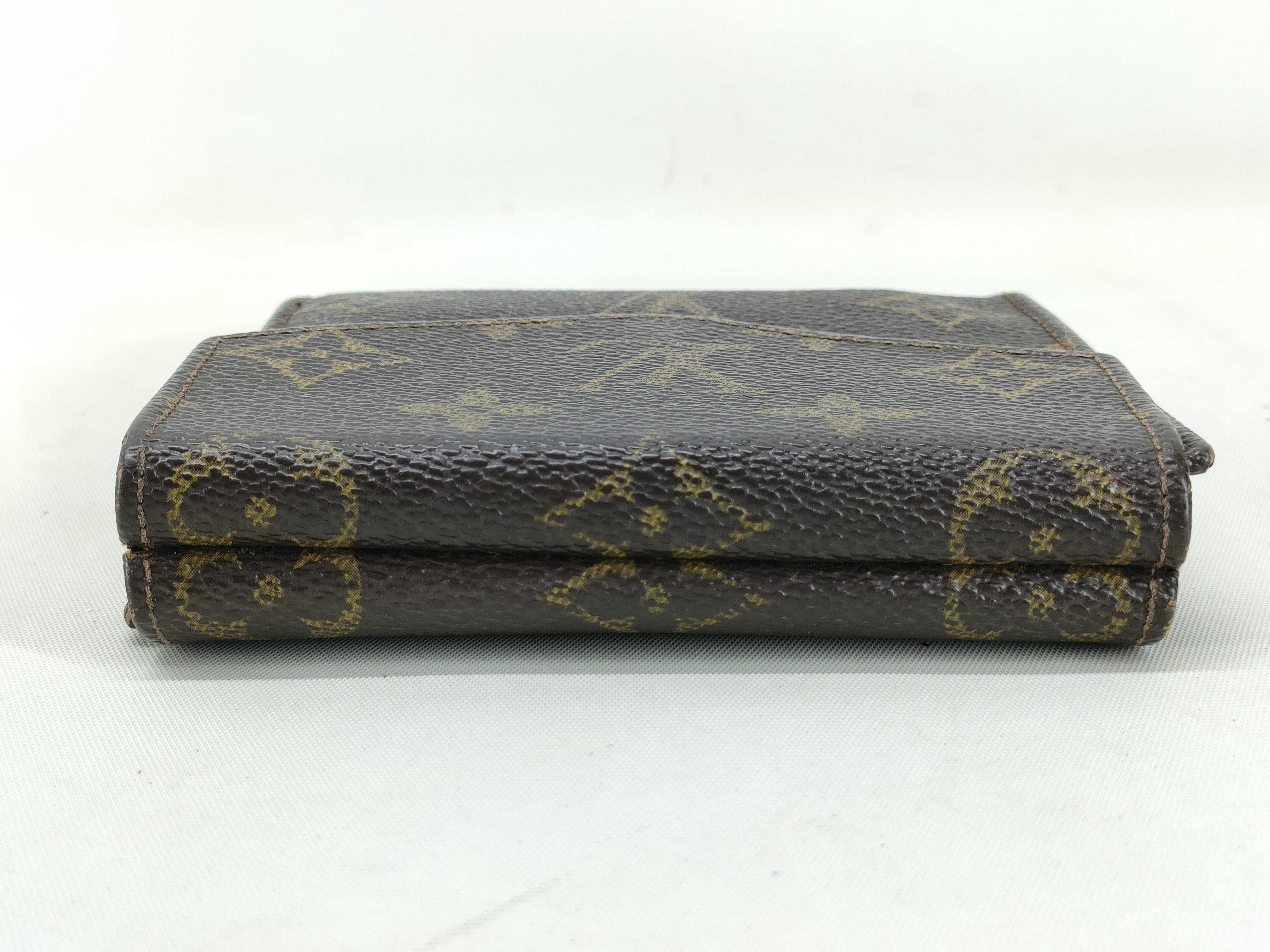 Monogram Louis Vuitton Monogram Portomone Bier Cult Credit M61660 861 Fold Wallet — view 6