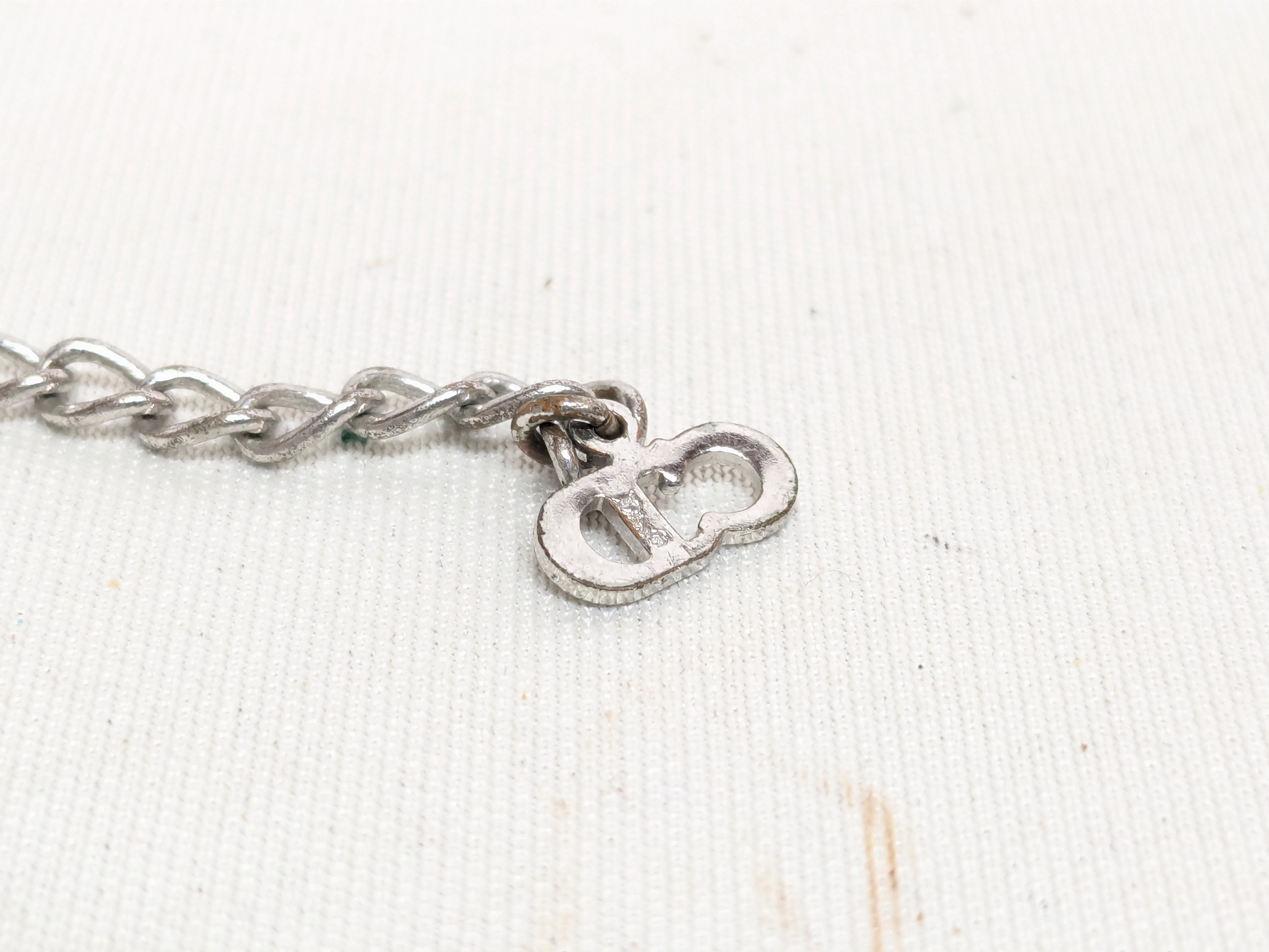 logo plate bracelet/bangle — view 4