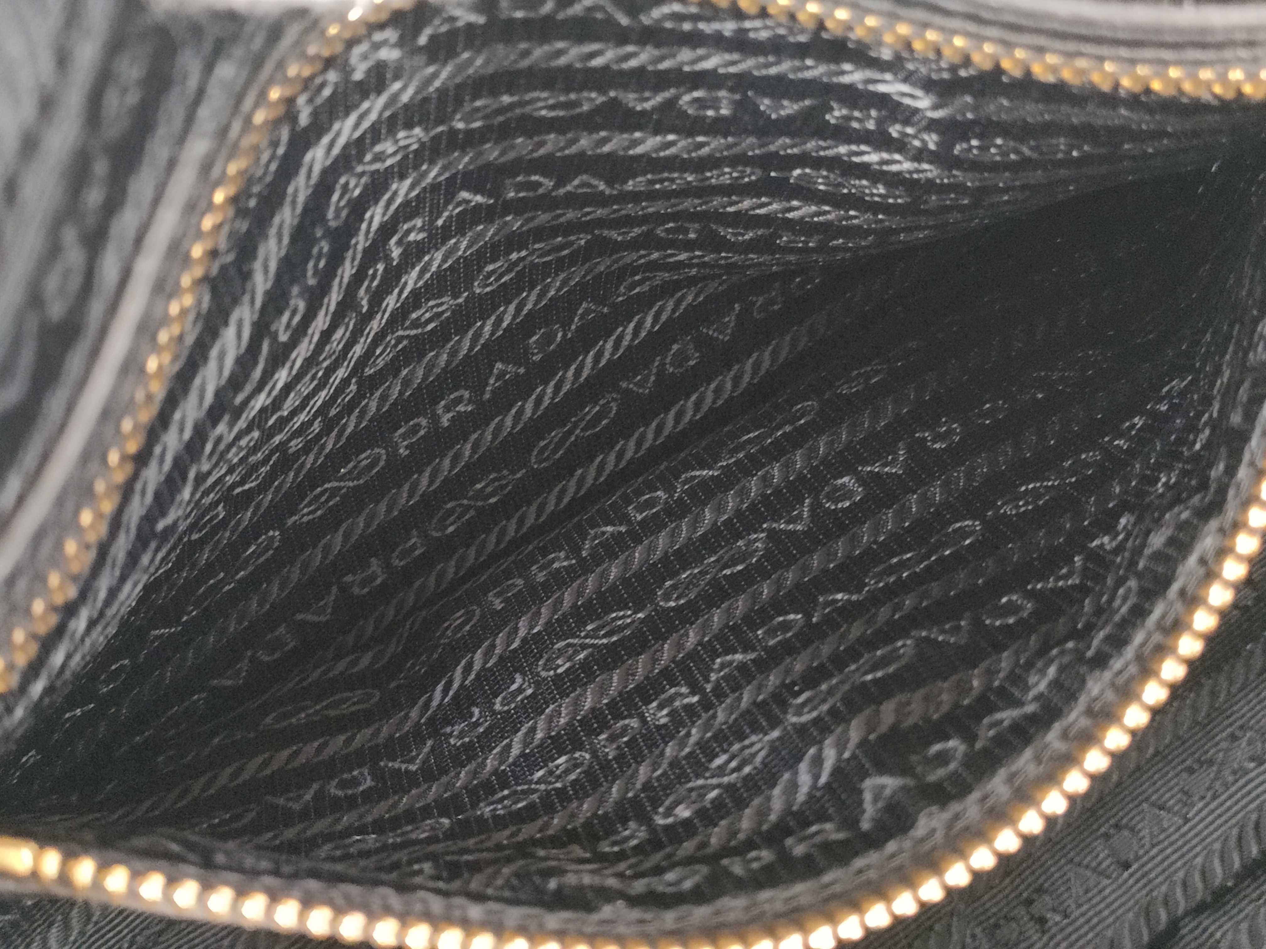 shoulder bag with triangular logo — view 11