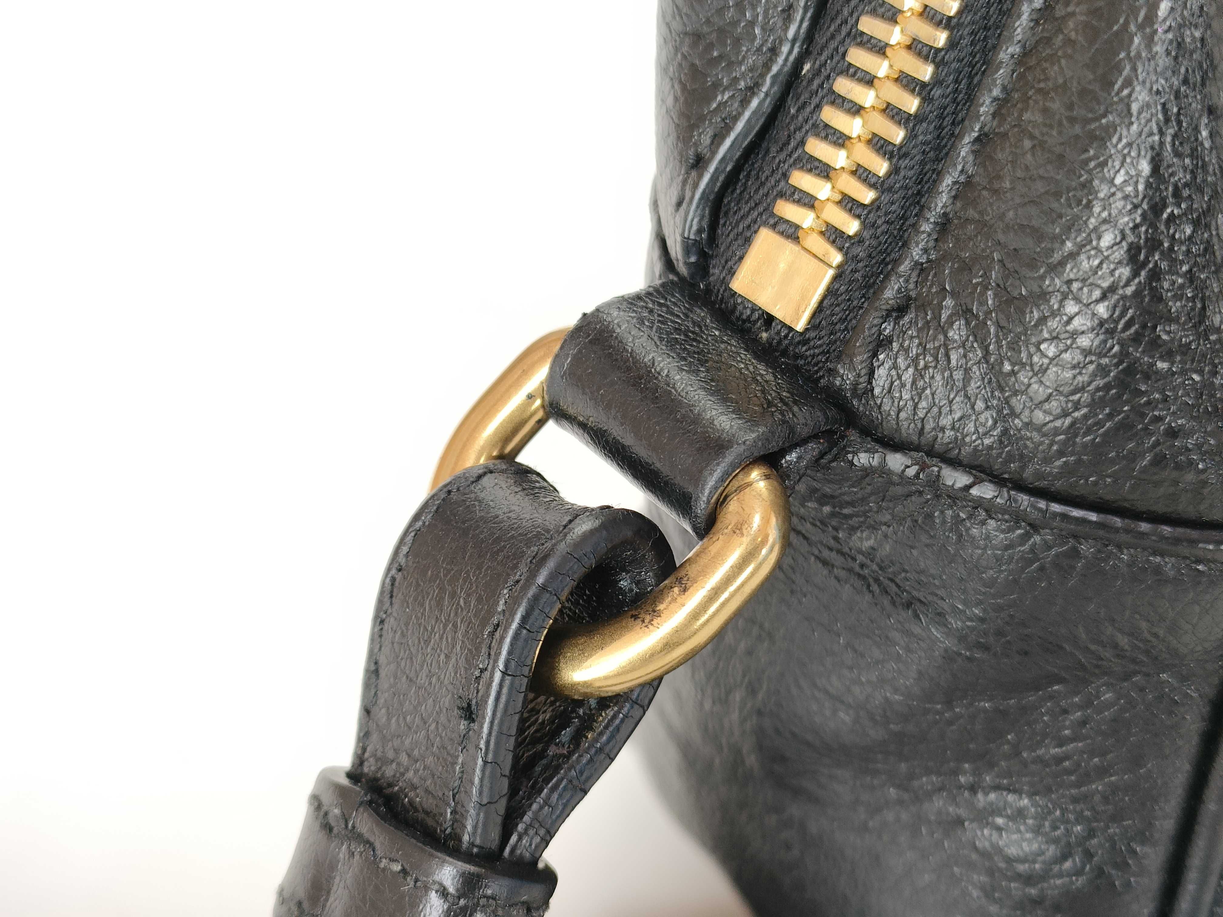 shoulder bag with triangular logo — view 5