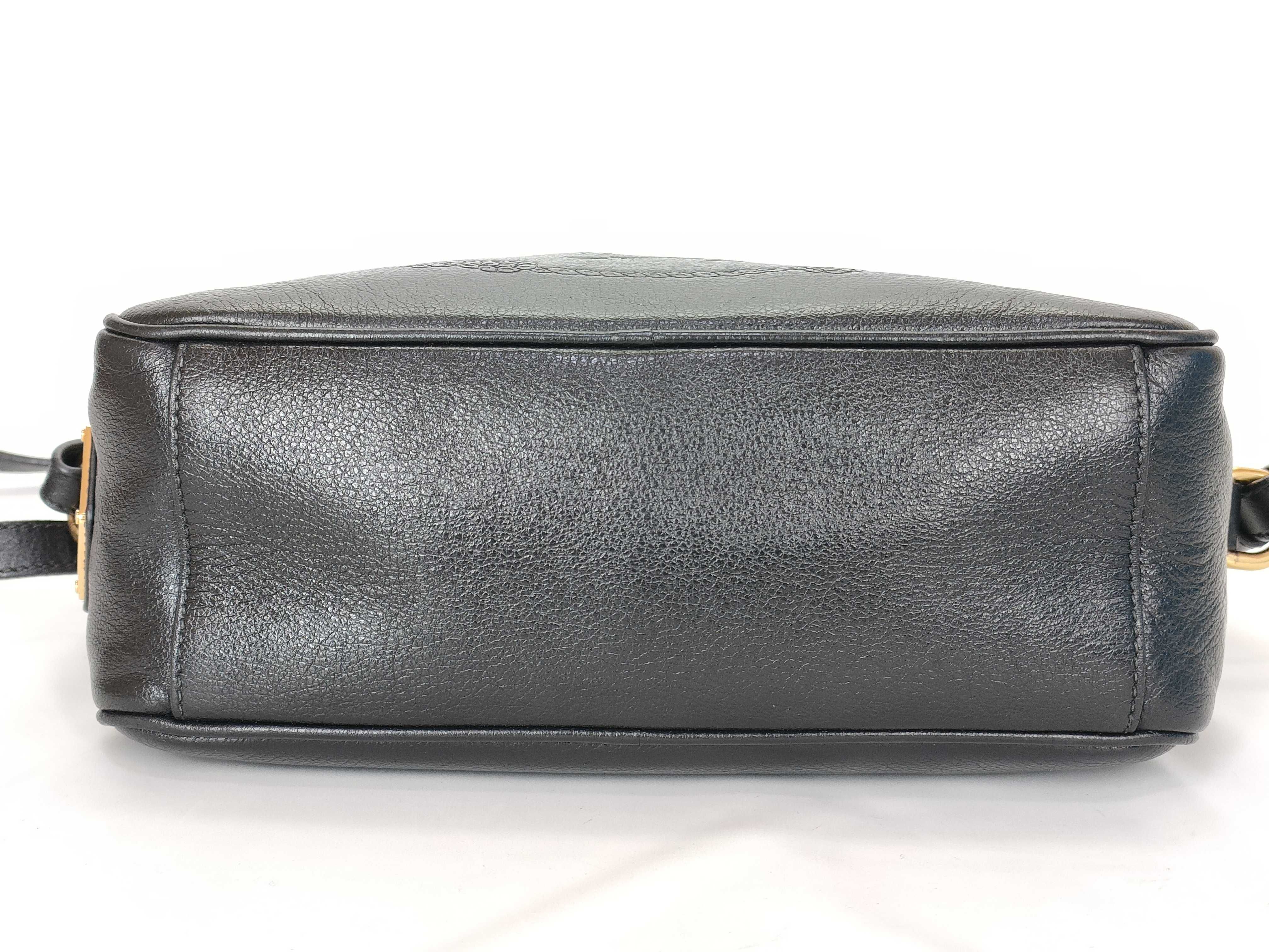 shoulder bag with triangular logo — view 8