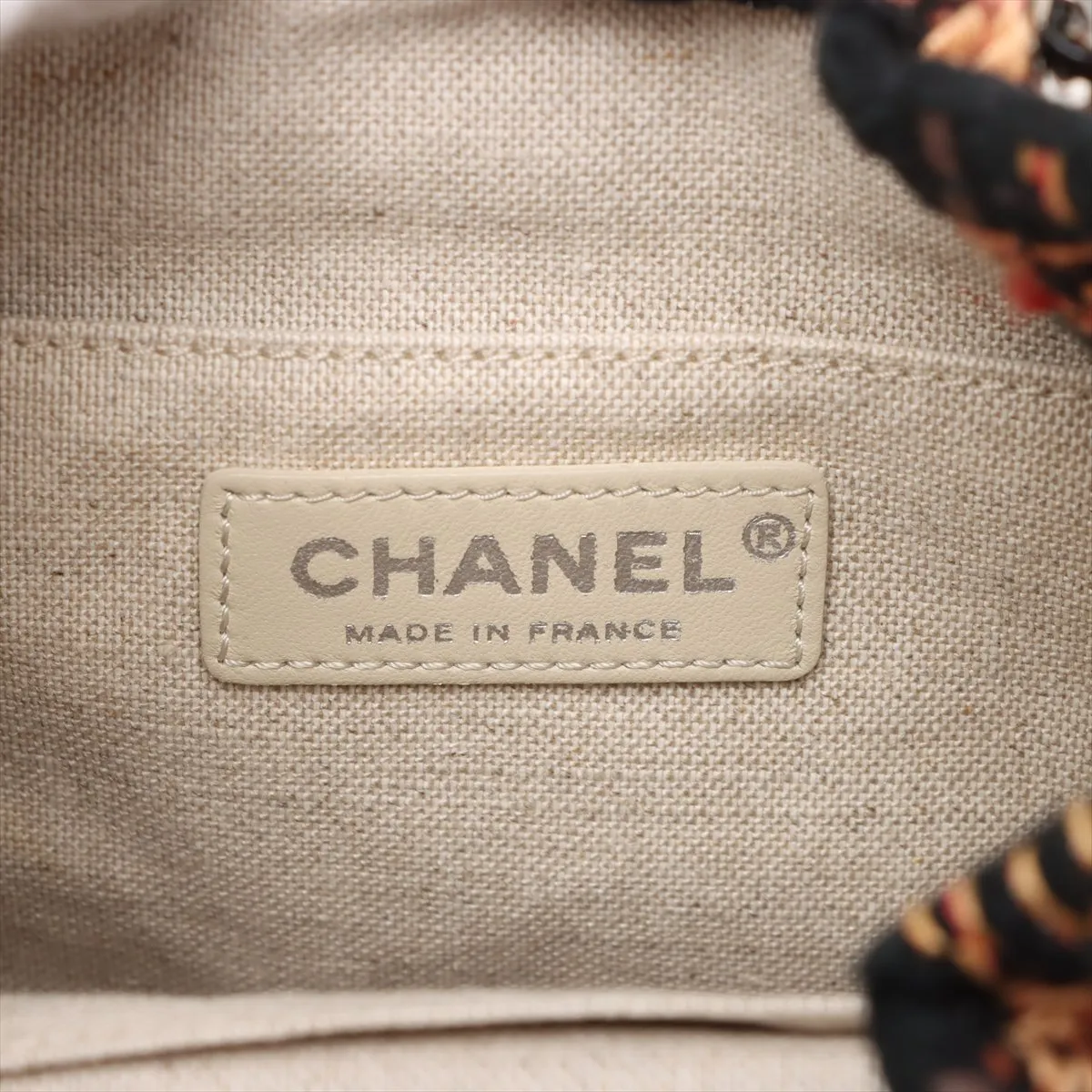 Gabriel de Chanel tweed x leather chain shoulder bag black gold x silver hardware 25120533 25th series — view 9