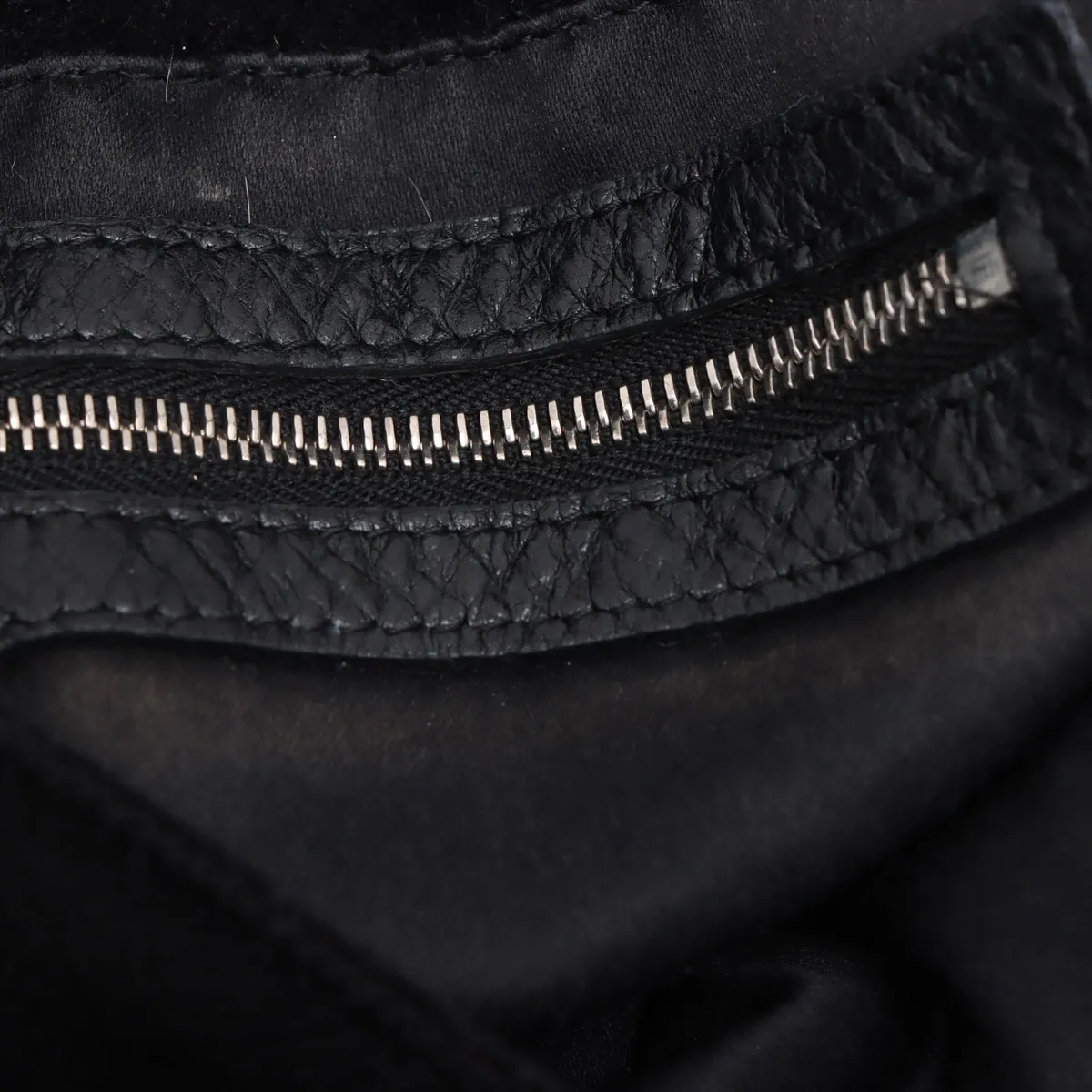 Mamma Bucket Felt x Leather Shoulder Bag Black — view 12