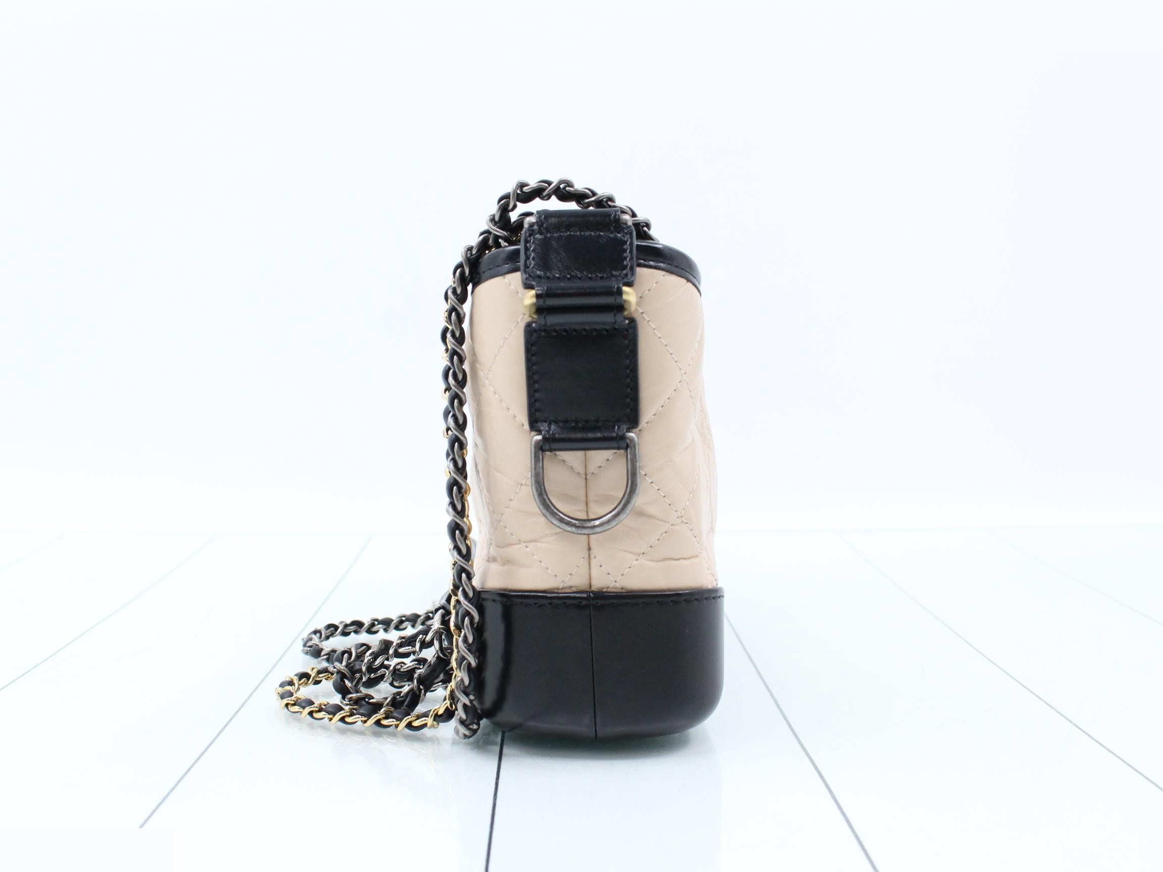 Gabrielle de Chanel Leather Chain Shoulder Bag — view 3