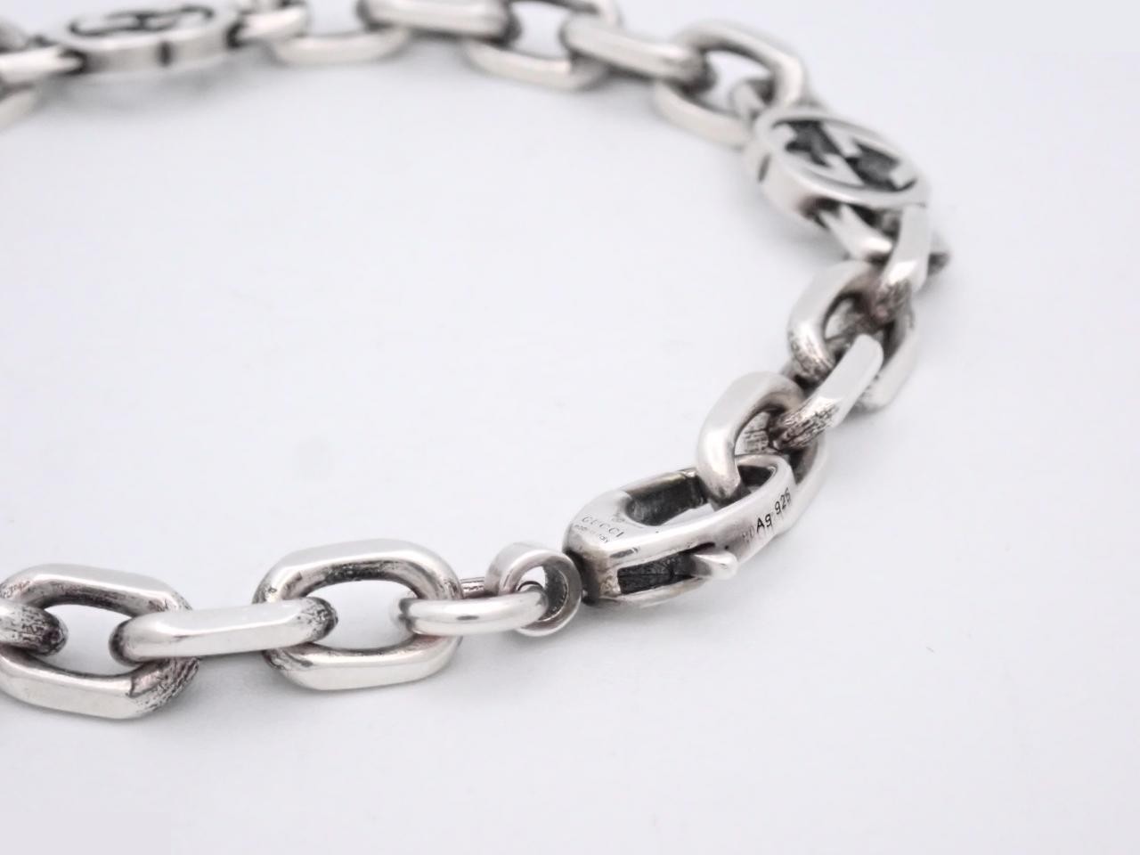 SV925 / 17.2g Interlocking Bracelet, Wrist size approx. 17cm — view 3