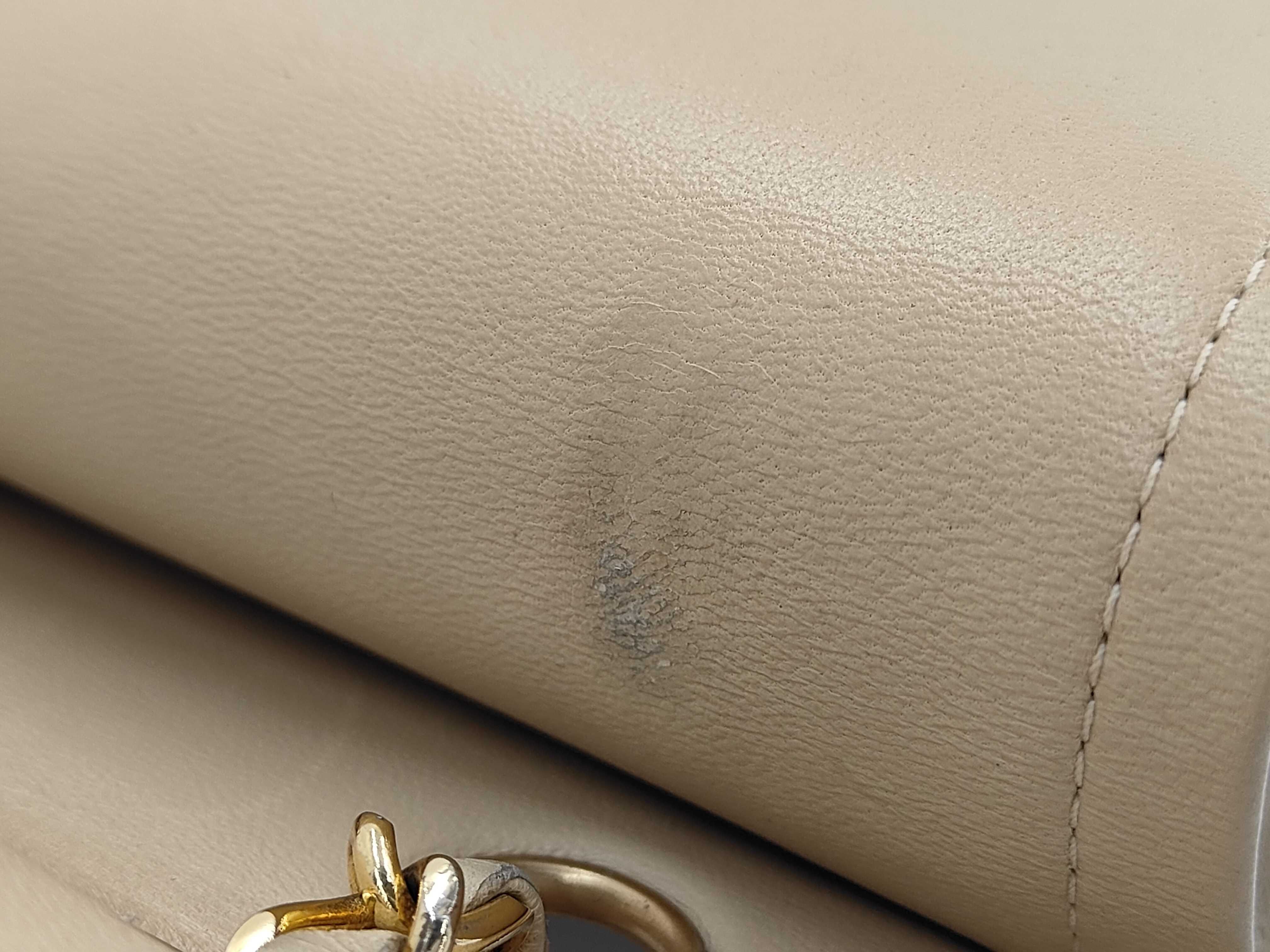 Double Flap Shoulder Bag, Medium, Beige, No. 1 — view 14