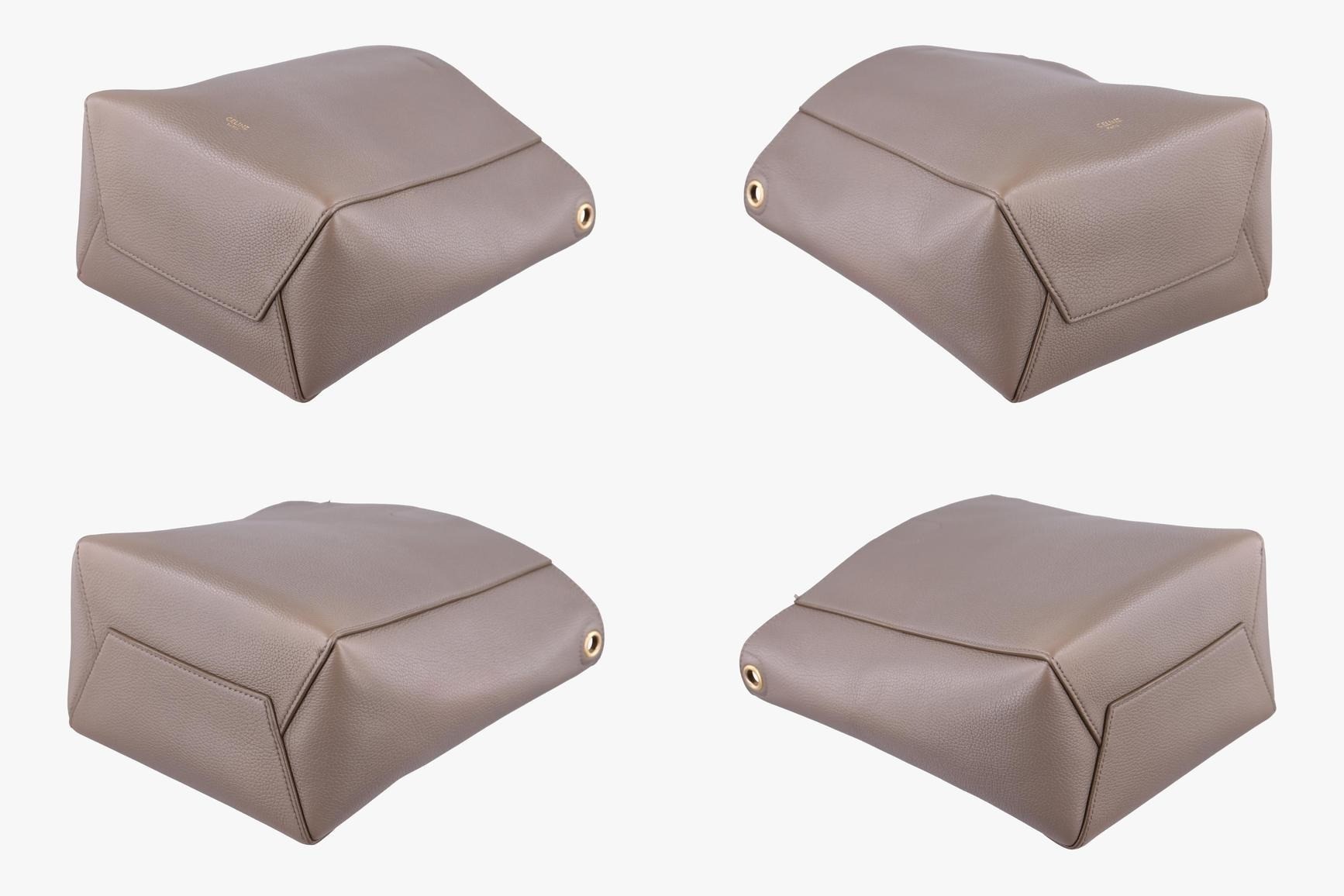 Sangle Bucket Small Leather Brown — view 4