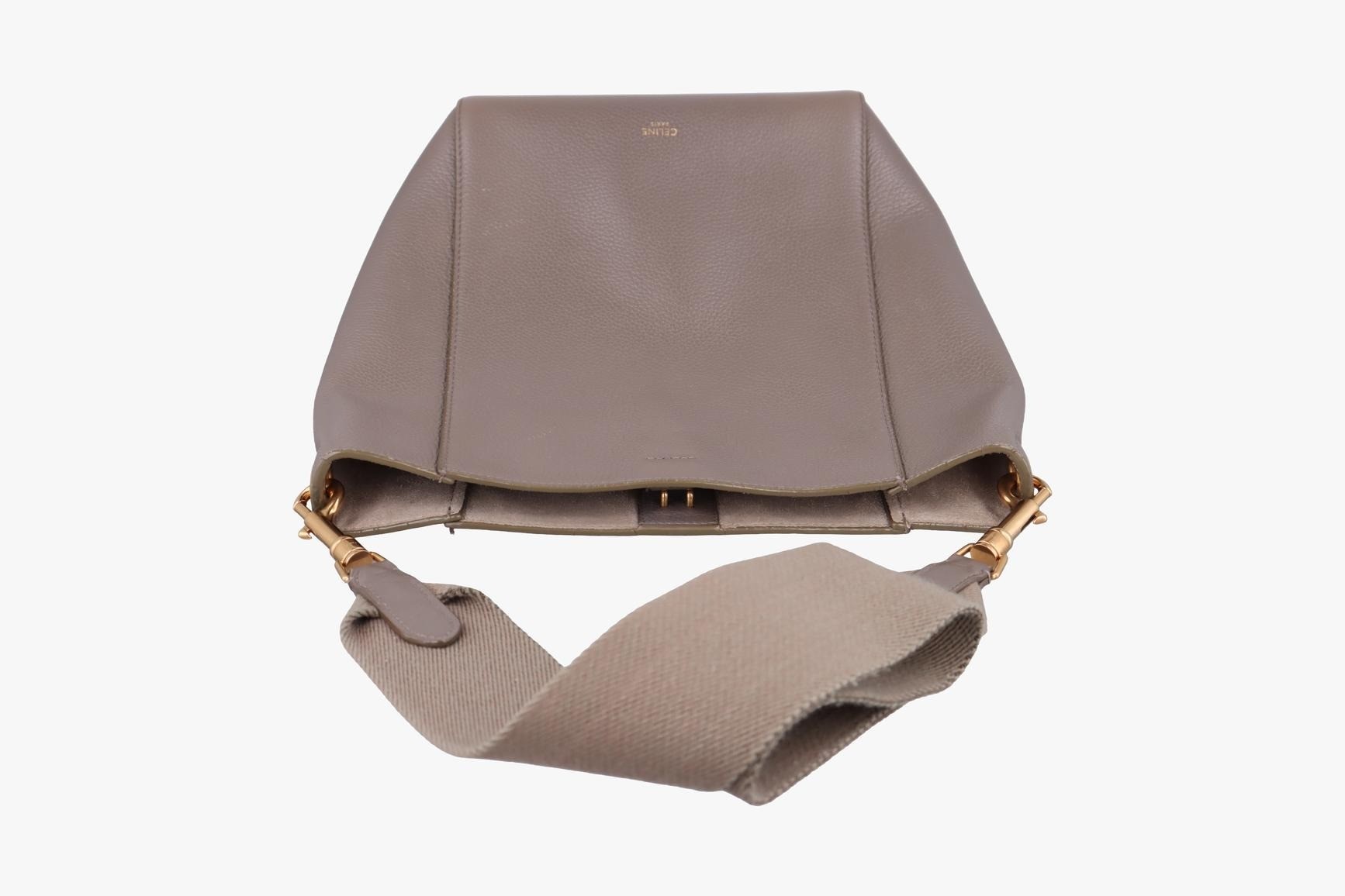 Sangle Bucket Small Leather Brown — view 5