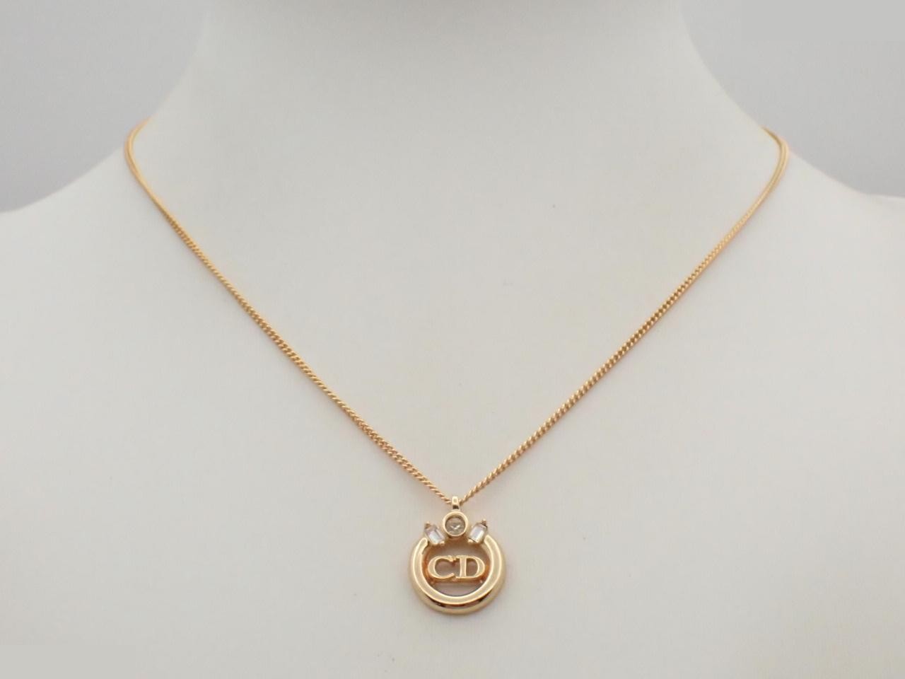 Gold necklace, chain approximately 44cm — view 3