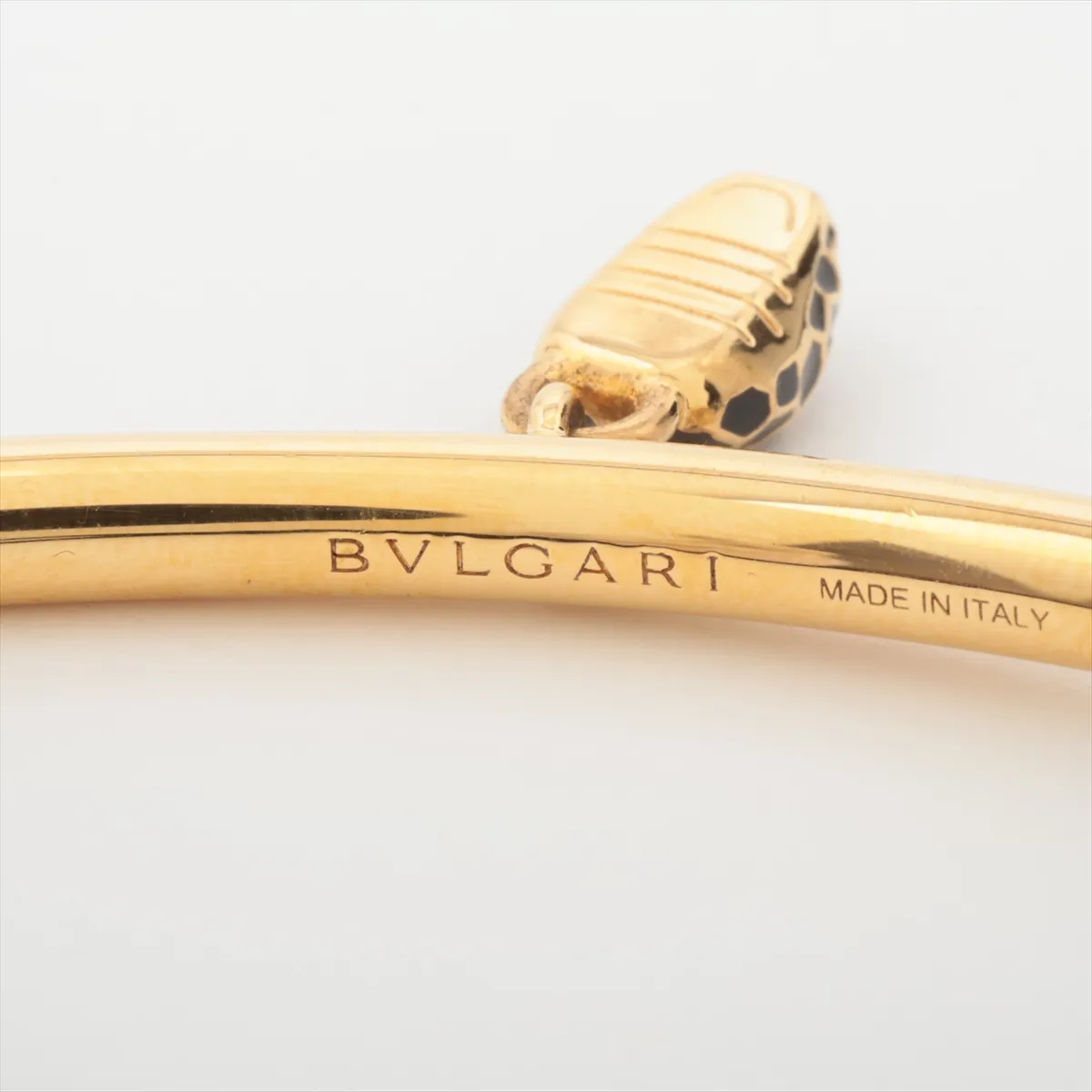 Serpenti Bracelet GP x Fabric Gold x Black — view 5