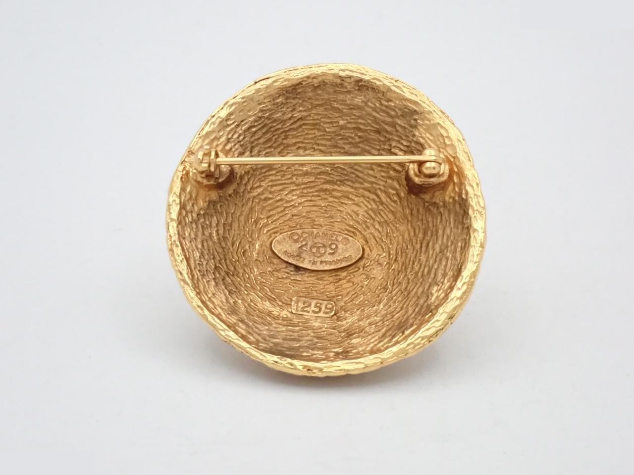 Coco Mark Gold Brooch 29 — view 2