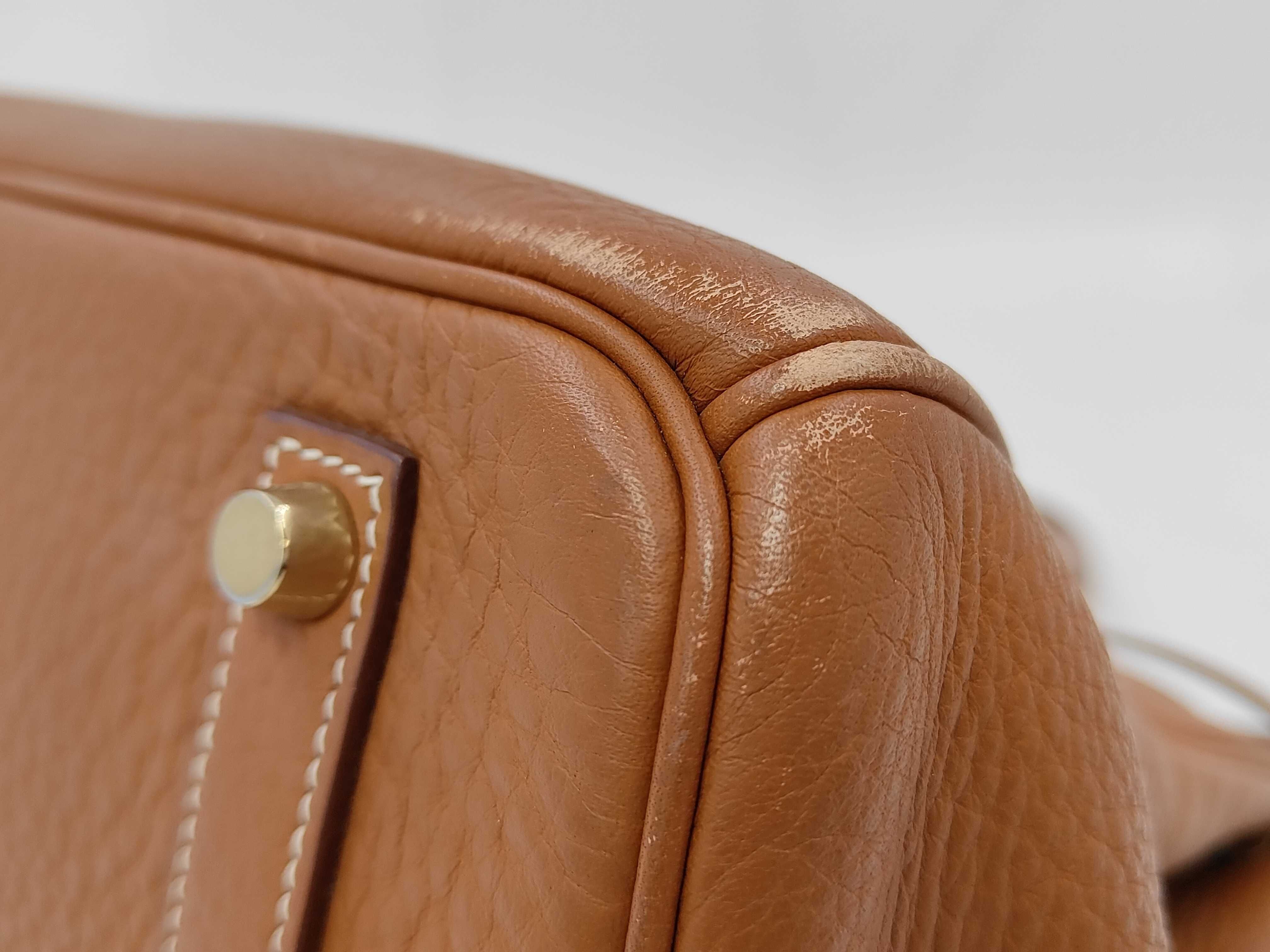 Birkin 35 Brown with Gold Hardware L Handbag — view 7