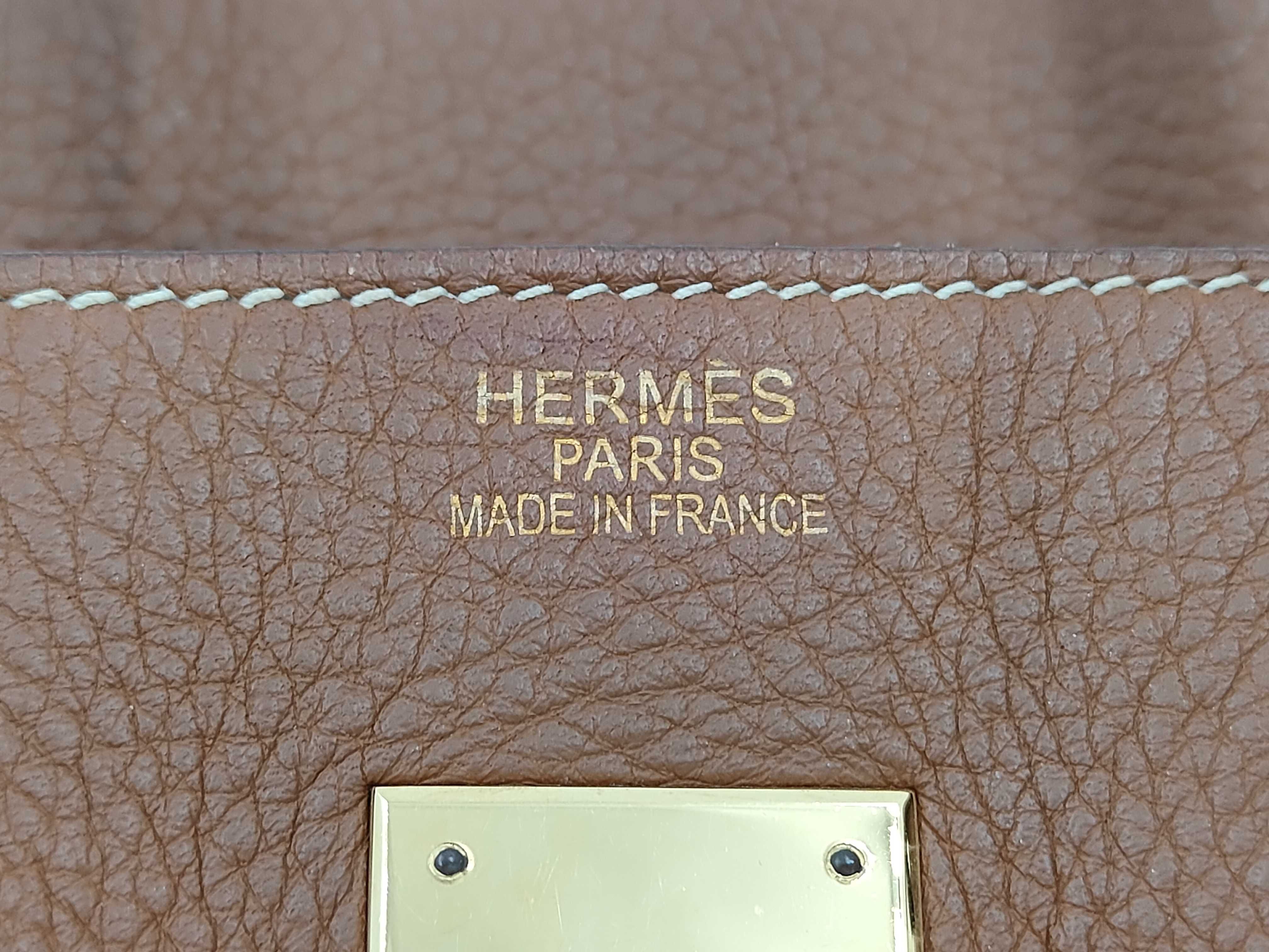 Birkin 35 Brown with Gold Hardware L Handbag — view 9