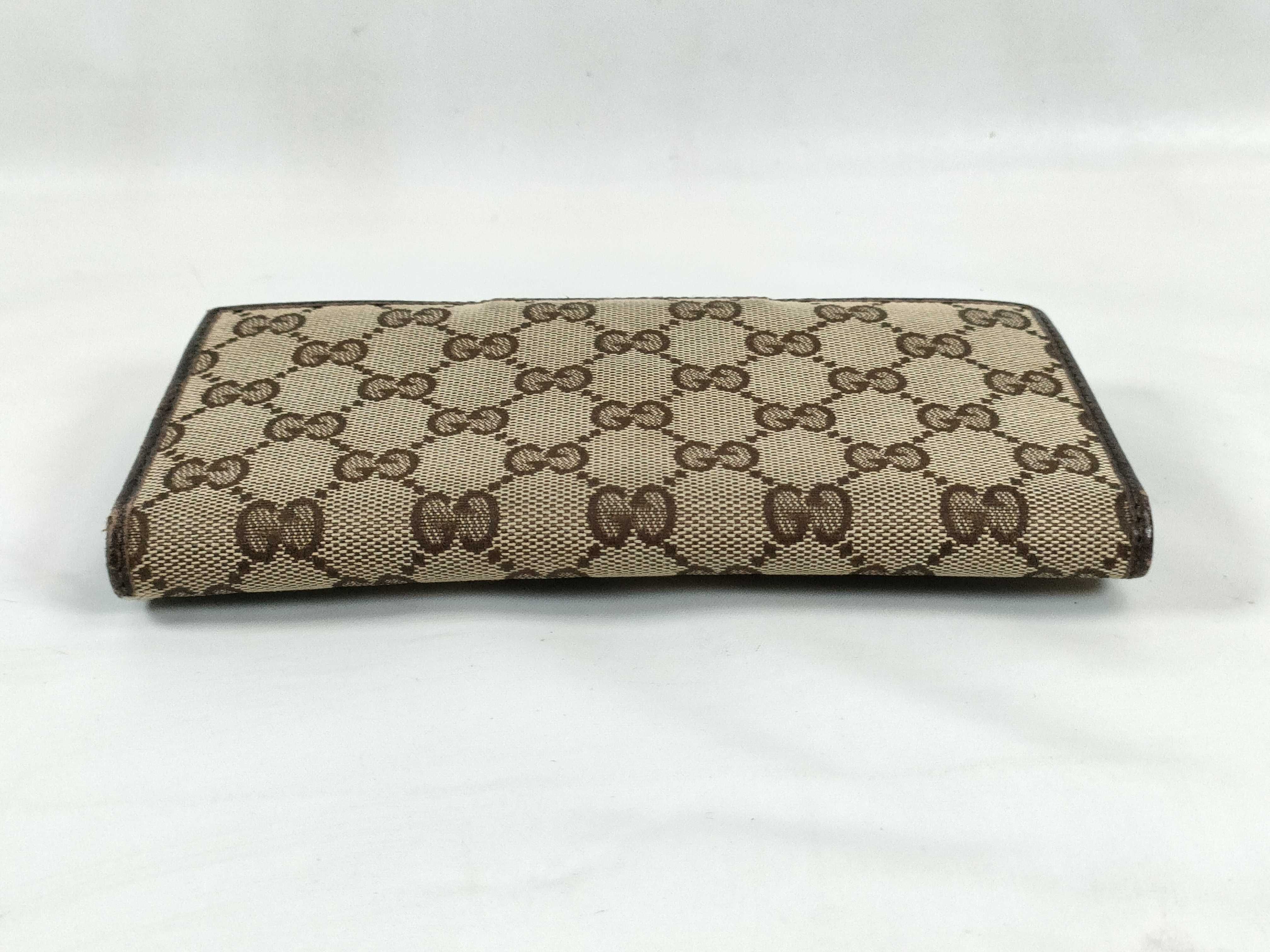 GG Canvas 181668 GG Canvas Sherry Long Wallet — view 7